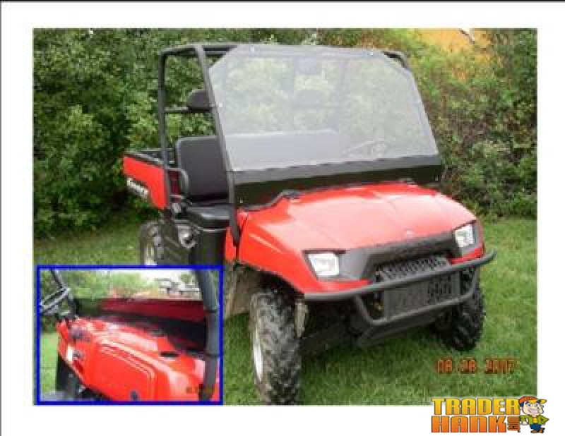 2002-2008 Polaris Ranger Full Size and 2009 Ranger Crew 700 Full Windshield | Free shipping