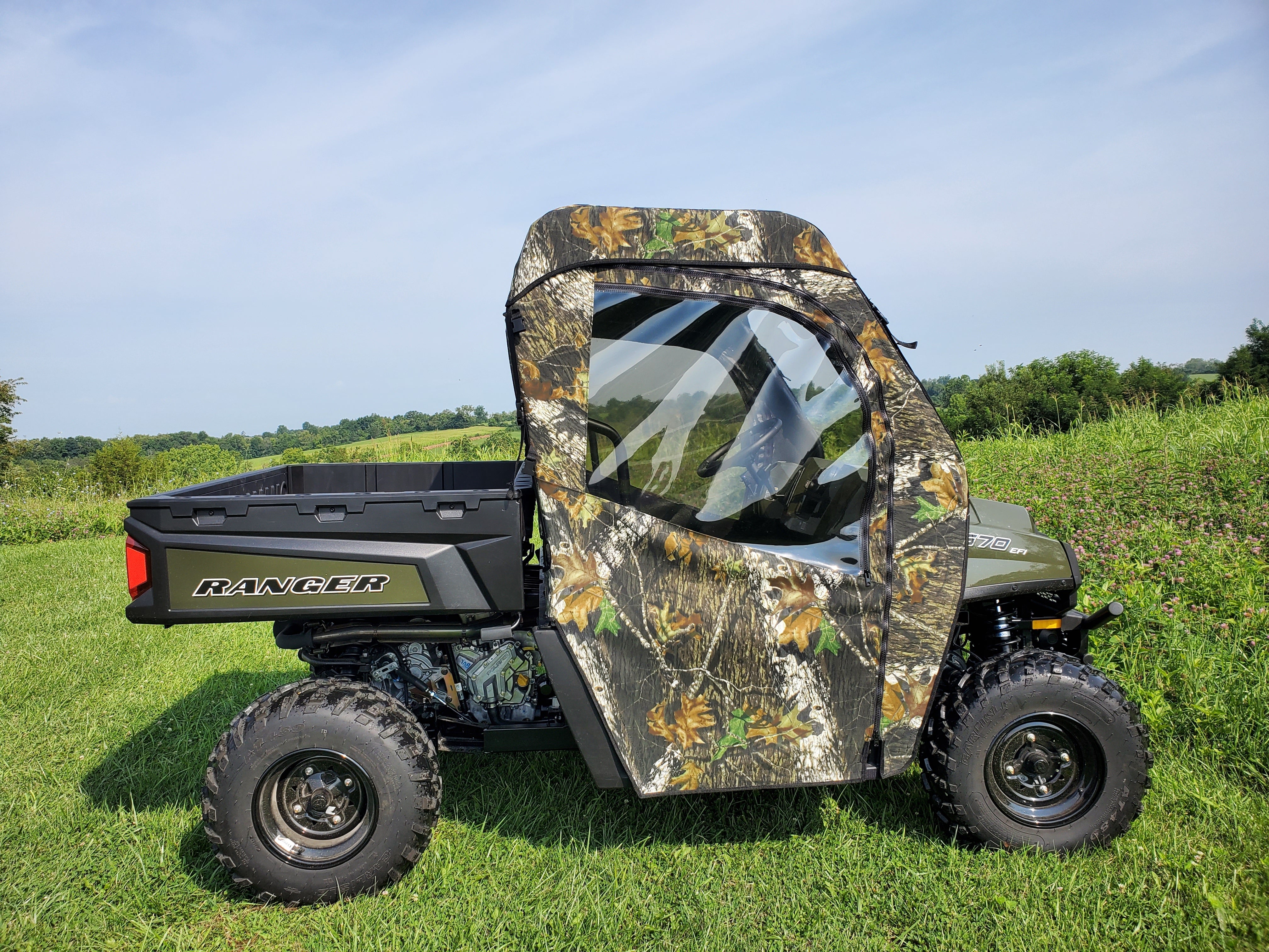 Polaris Ranger Full-Size 570 3-Passenger - Full Cab Enclosure for Hard Windshield