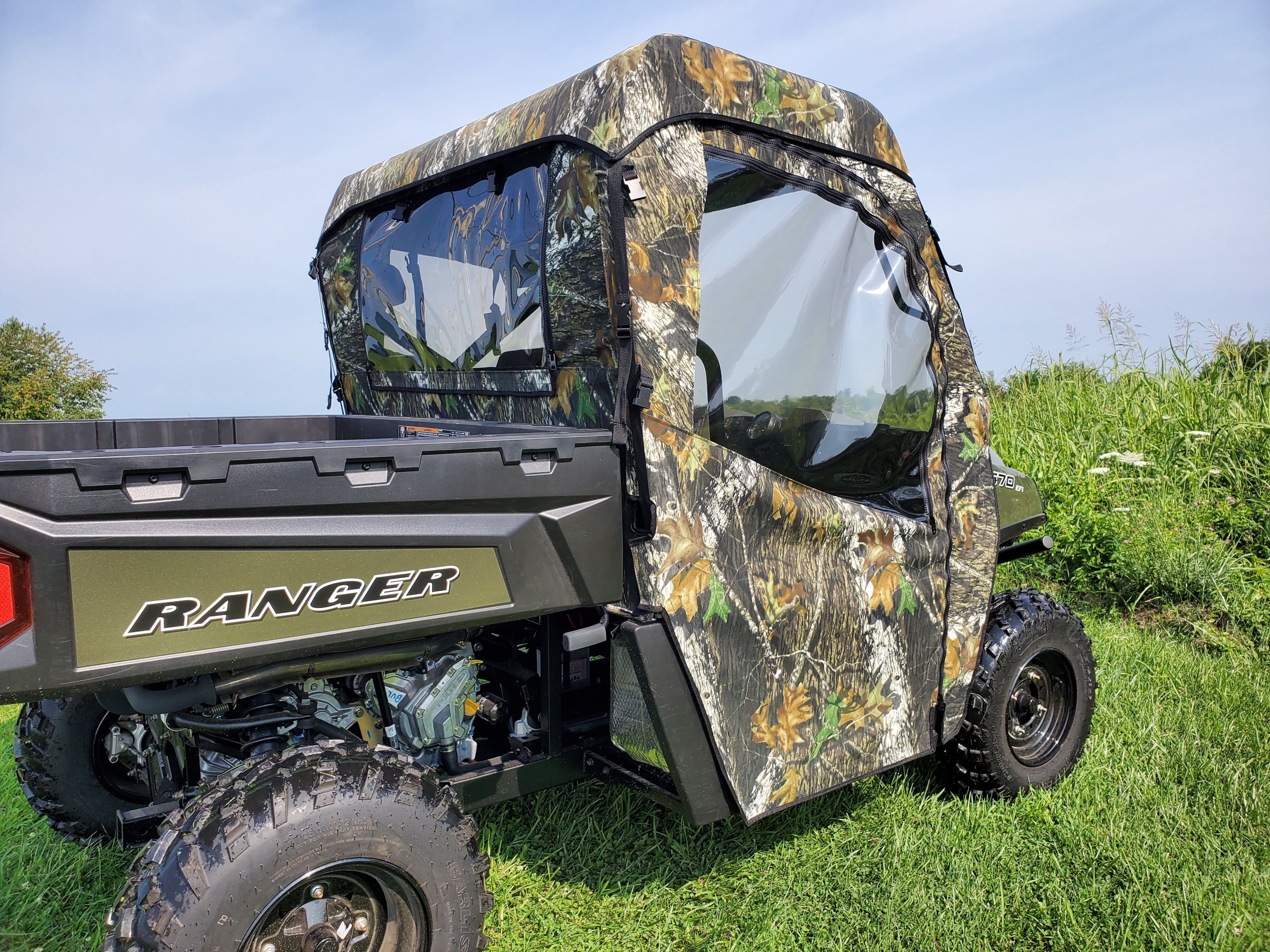 Polaris Ranger Full-Size 570 3-Passenger - Full Cab Enclosure for Hard Windshield