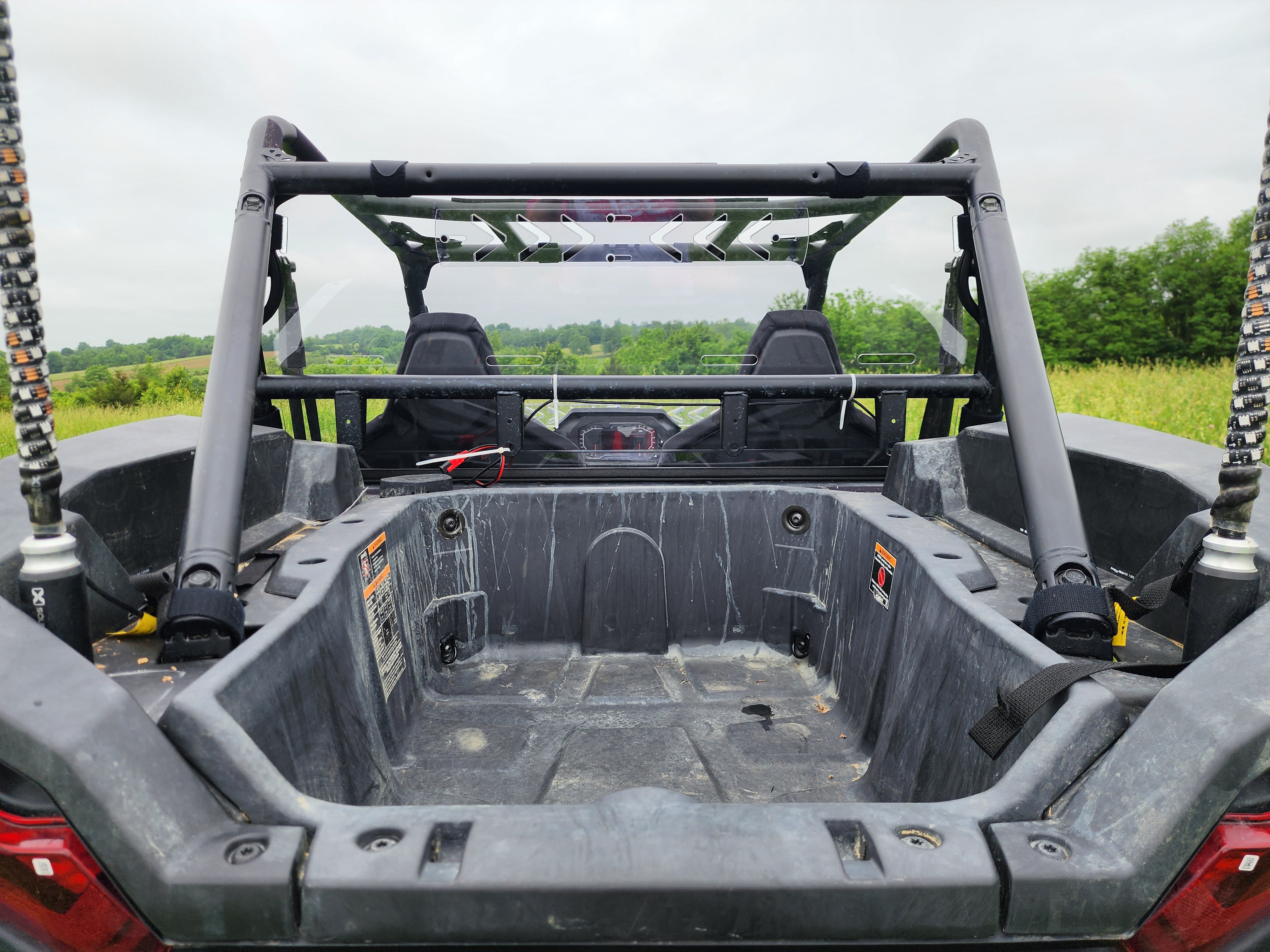 Polaris RZR XP 1000 Rear Windshield with Vent Options