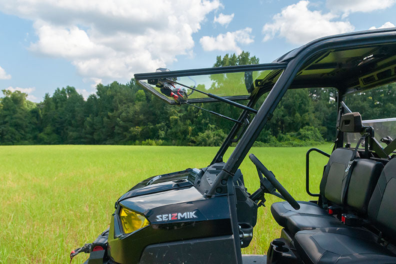 Polaris Ranger 500/570 Midsize Flip-Up Vented Scratch Resistant Windshield 2015-2022 | Free shipping