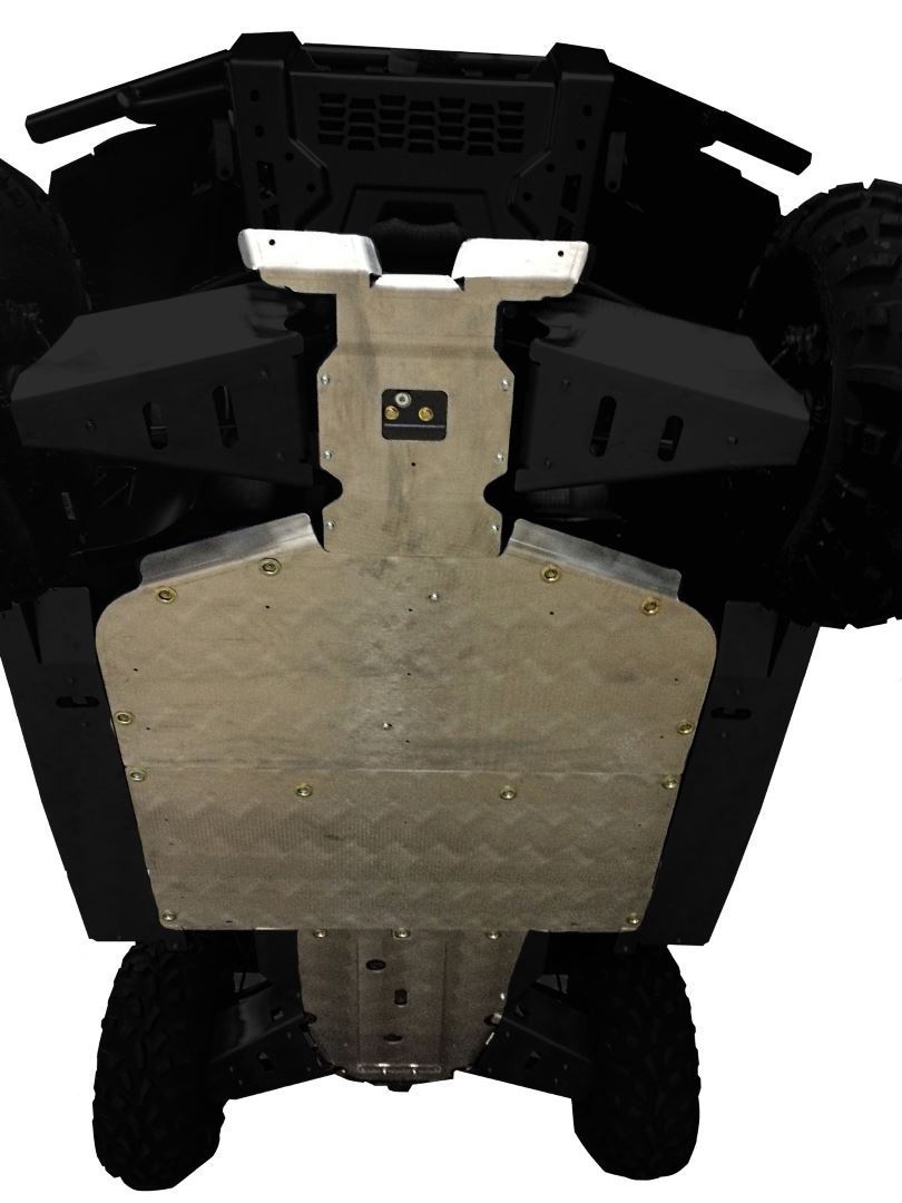 Polaris Ranger XP 900 Ricochet 4-Piece Full Frame Skid Plate Set | Ricochet Skid Plates - Free Shipping