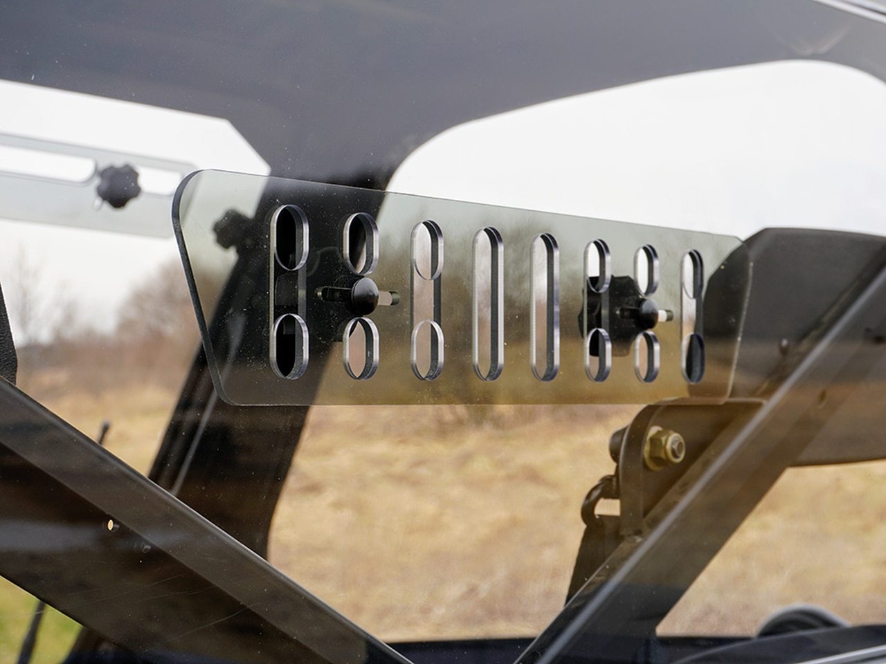 Polaris Ranger XP 1000 Vented Hard Coated Rear Windshield | UTV ACCESSORIES - Free shipping