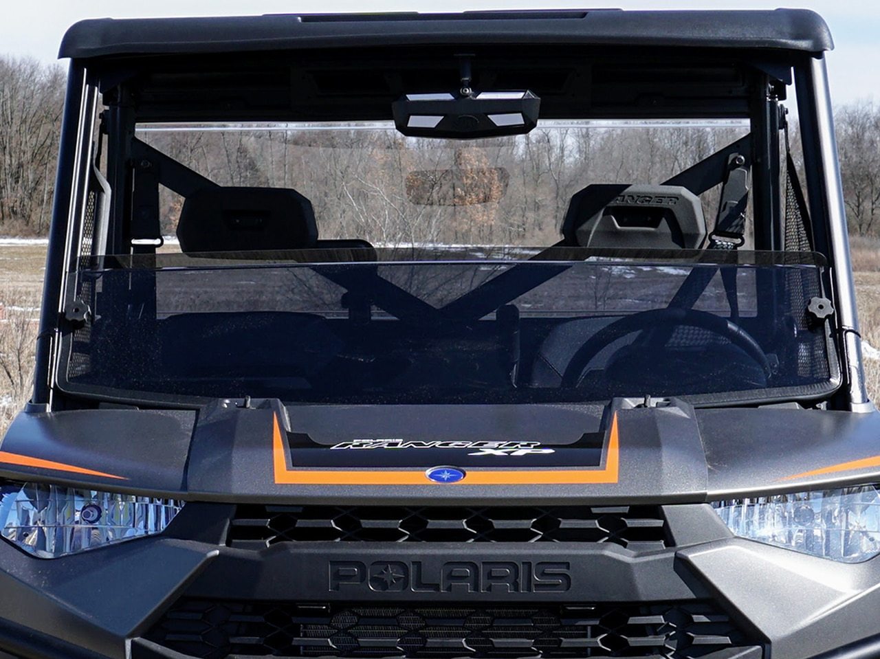 Polaris Ranger XP 900 Spike Half Windshield - Tinted | UTV ACCESSORIES - Free shipping