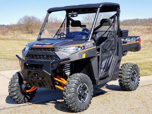 Polaris Ranger XP 900 Spike Front Half Windshield - Hard Coat | UTV ACCESSORIES - Free shipping