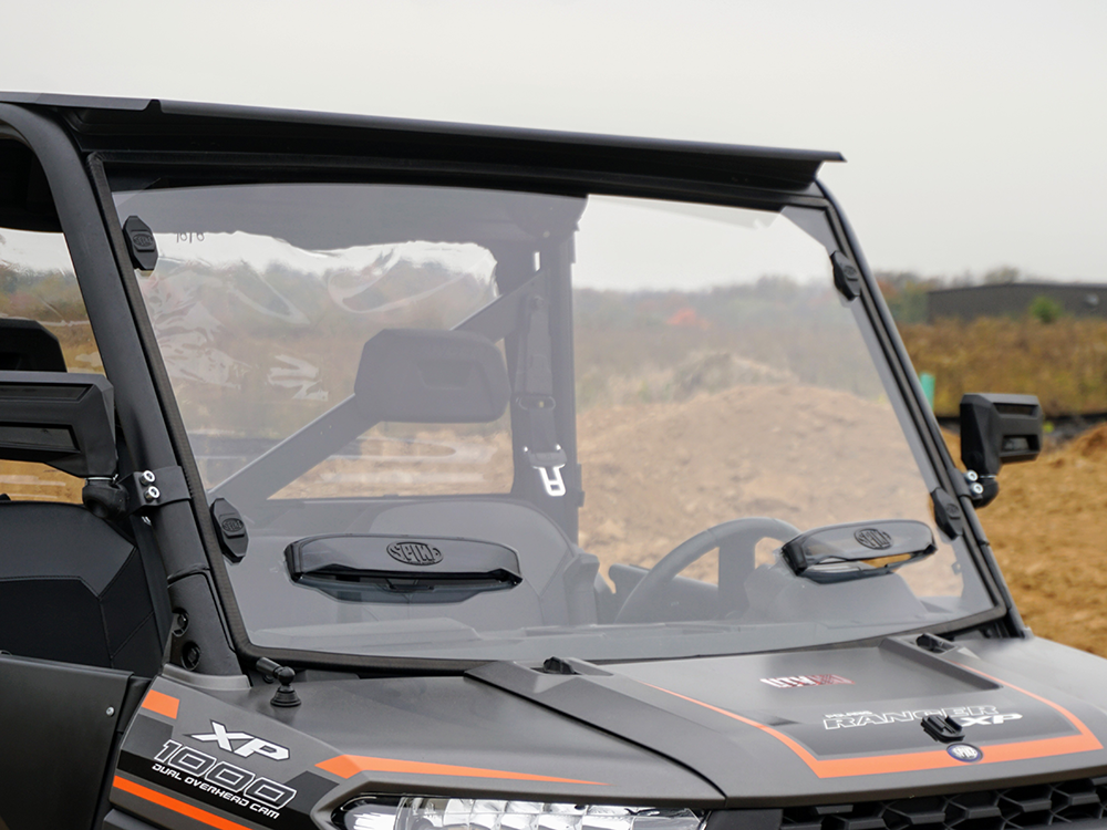 Polaris Ranger XP 1000 Venting Windshield With TRR (Tool-Less-Rapid-Release) Mounting System | Free shipping