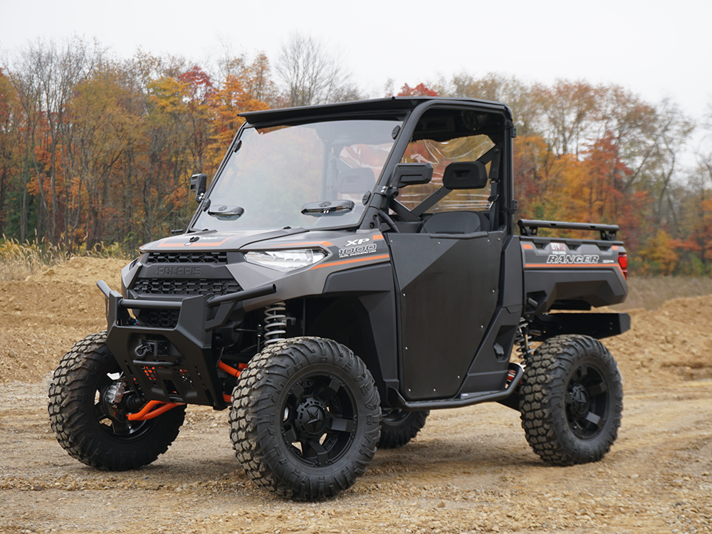 Polaris Ranger XP 1000 Venting Windshield With TRR (Tool-Less-Rapid-Release) Mounting System | Free shipping