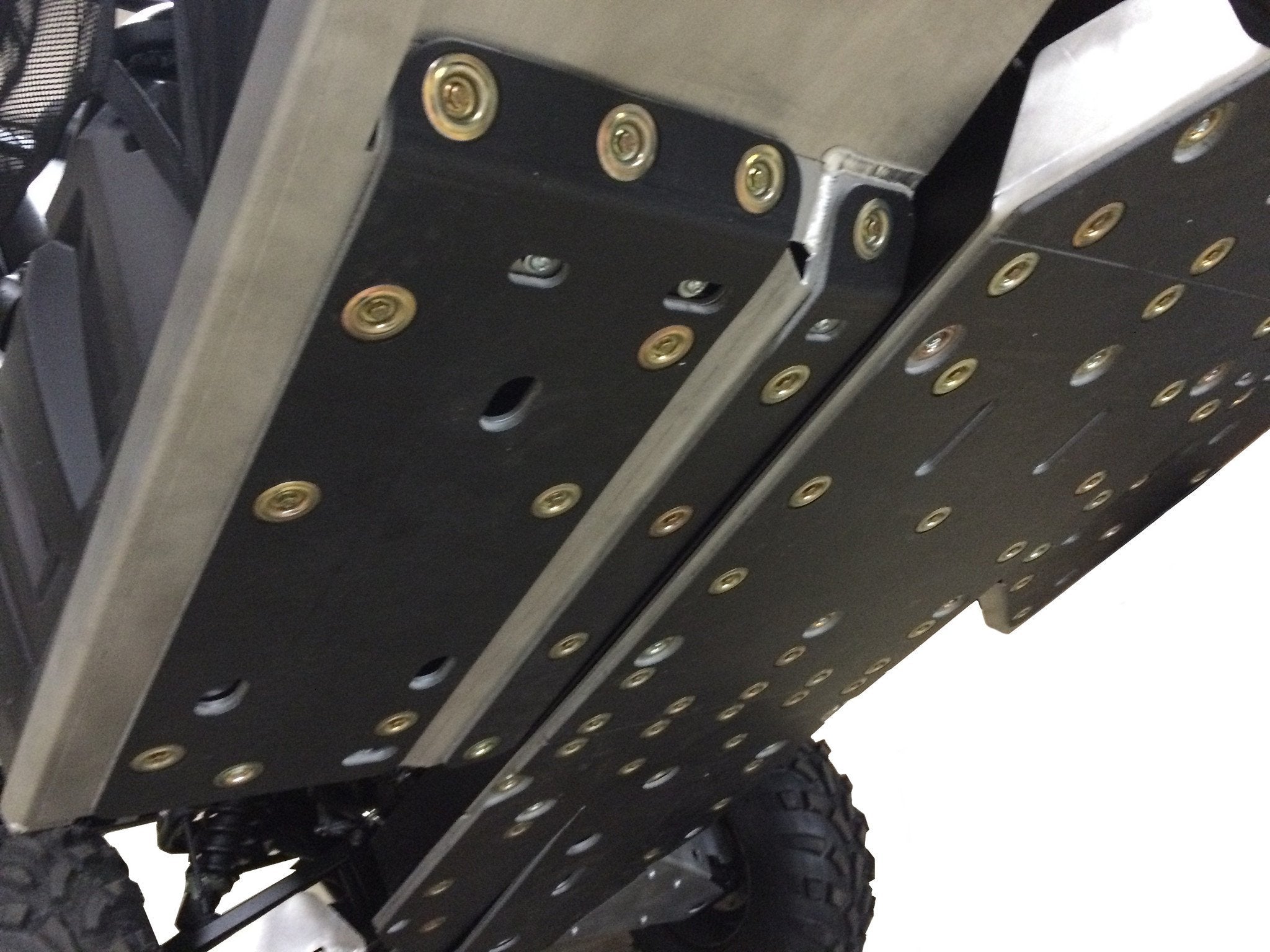 Polaris Ranger 570 Full Size Ricochet 5-Piece Full Frame Skid Plate Set with Rock Sliders | Ricochet Skid Plates - Free Shipping