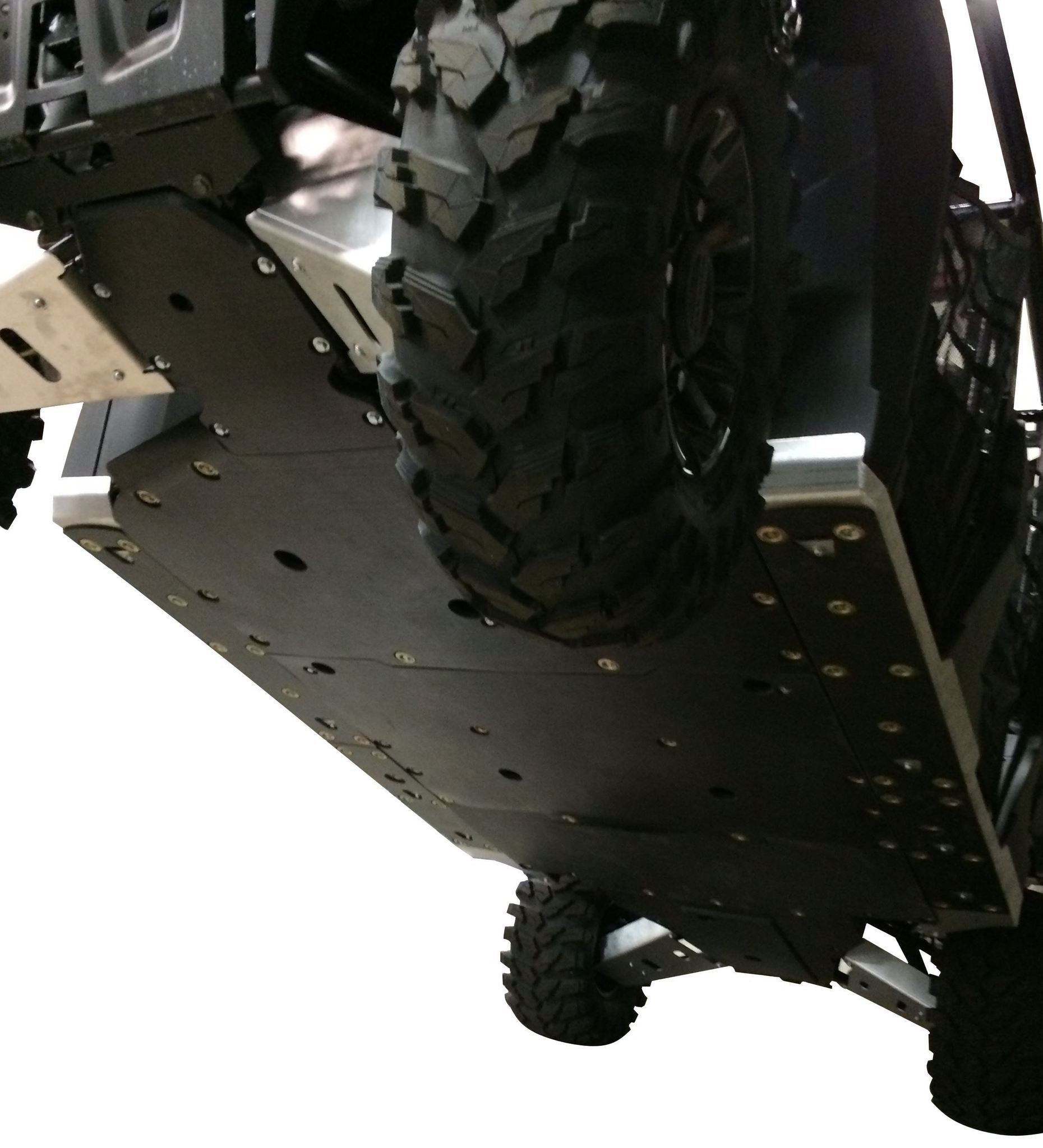 Polaris Ranger Crew XP 1000 Ricochet 13-Piece Complete Aluminum or with UHMW Skid Plate Set | Ricochet Skid Plates - Free Shipping