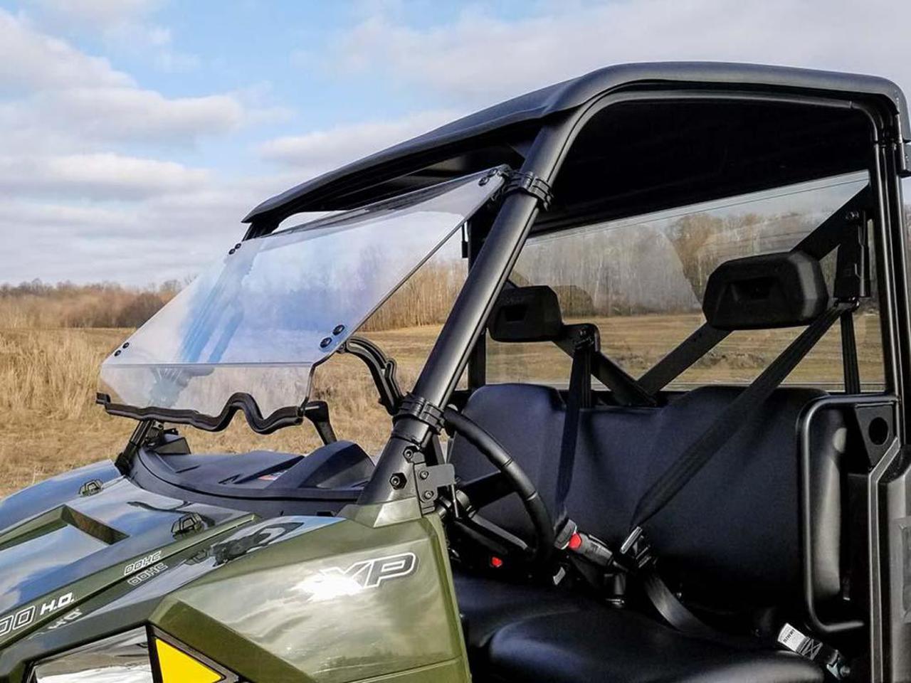 2017 Polaris Ranger XP 1000 Tilting Scratch Resistant Windshield | UTV ACCESSORIES - Free shipping