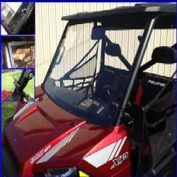 Polaris Ranger Full Size (Pro-fit Cage) Hard Coated Full Windshield