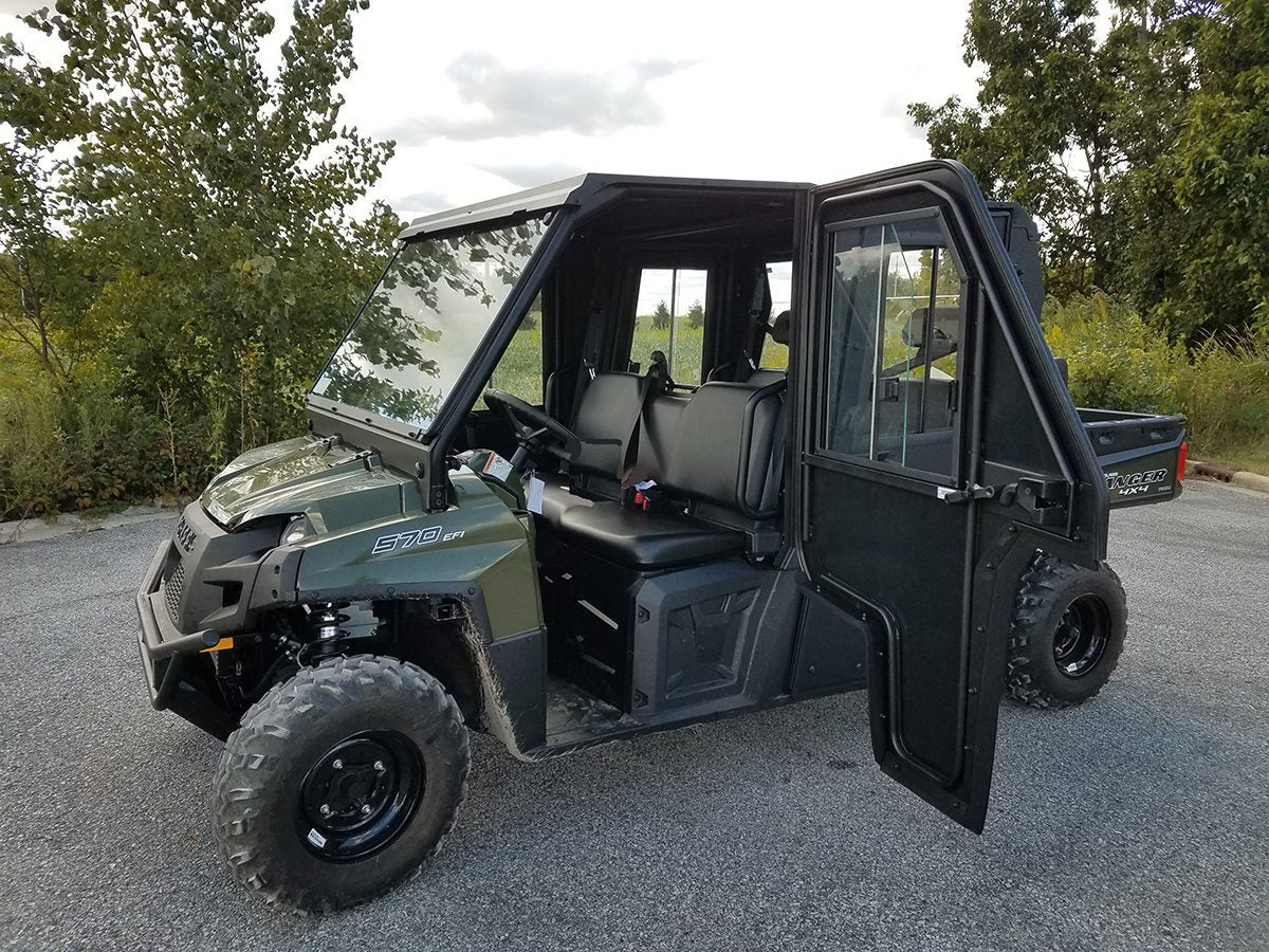 HardCabs Polaris Ranger XP 800 Crew Protector Full Cab Enclosures 2010-2014 | RANGER-CAB-ENCLOSURE-800-CREW-FULLSIZE-ROUND-BARS-10-14 - Free