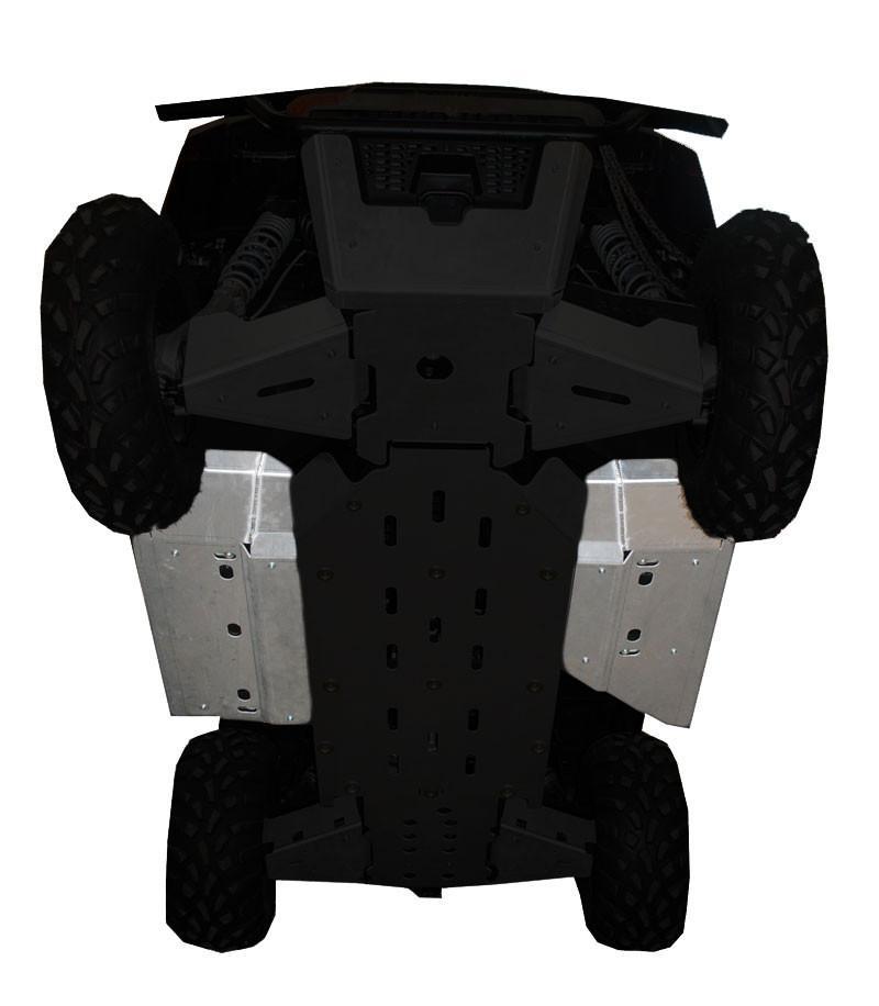 Polaris Ranger 800 Mid-Size Ricochet 2-Piece Rock Slider & Floor Board Skid Plate Set | Ricochet Skid Plates - Free Shipping