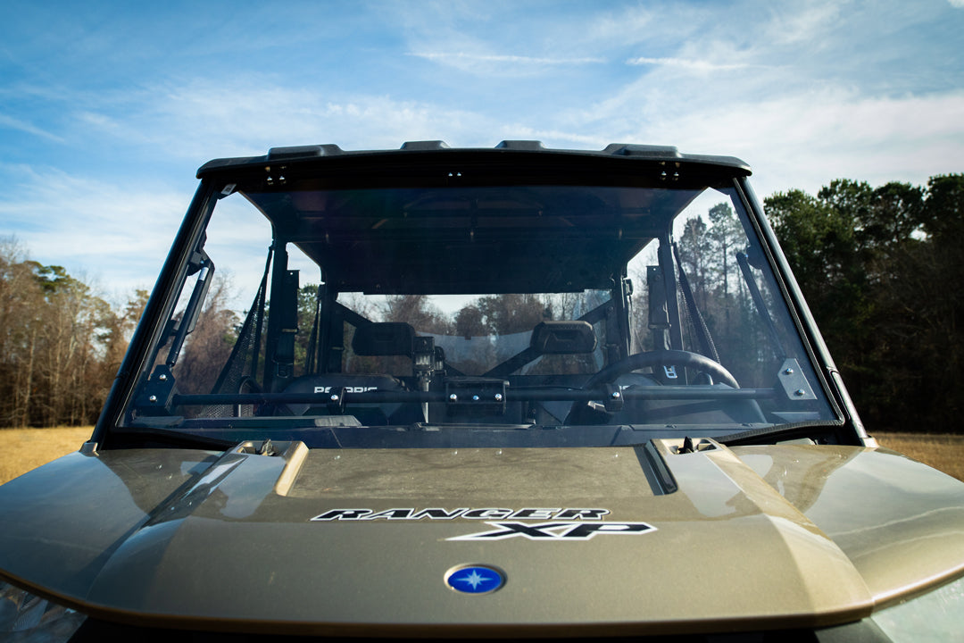 Polaris Ranger 1000 Velocity Flip Up Front Windshield 2020-2022 | UTV Accessories - Free shipping