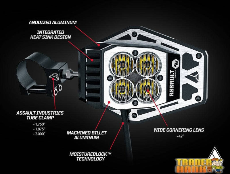 Assault Industries/Baja Designs Nighthawk LED Side Mirrors | Free shipping