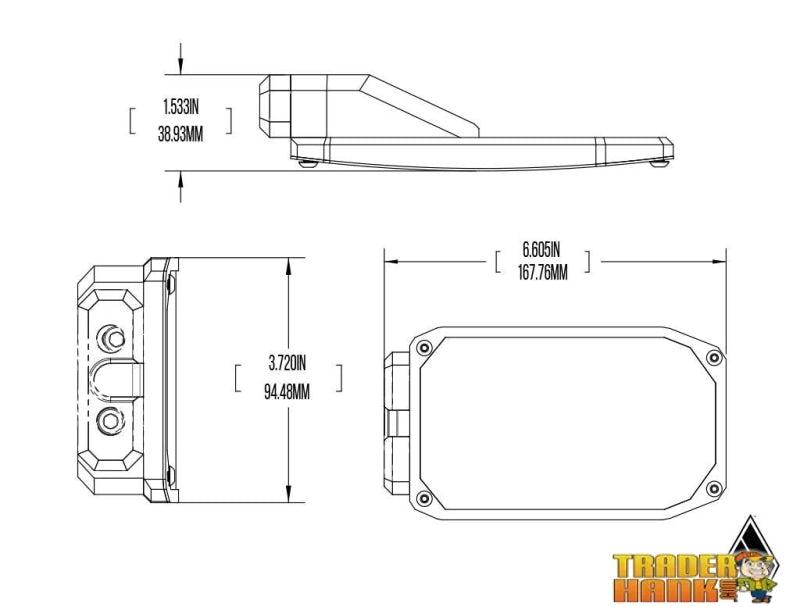 Assault Industries Phantom Convex Side Mirrors | Free shipping