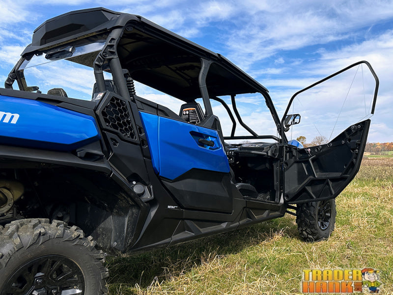 Can Am Commander MAX Venting Polycarbonate Upper Doors Kit | UTV Accessories - Free shipping