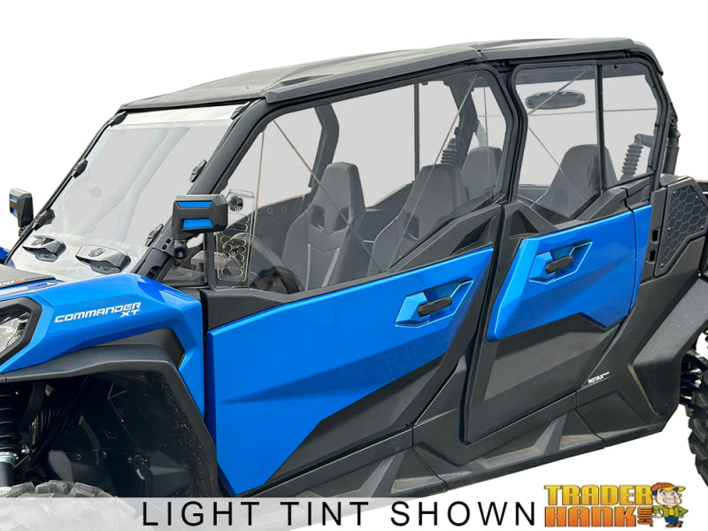 Can Am Commander MAX Venting Polycarbonate Upper Doors Kit | UTV Accessories - Free shipping