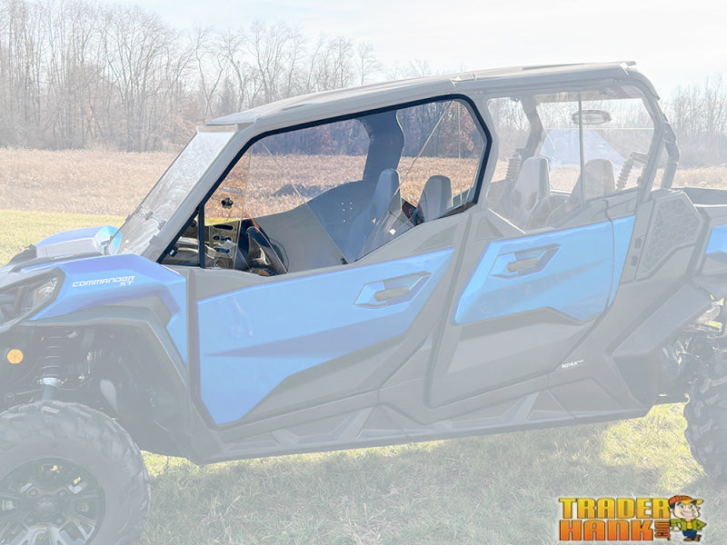 Can Am Commander Venting Polycarbonate Upper Doors Kit | UTV Accessories - Free shipping