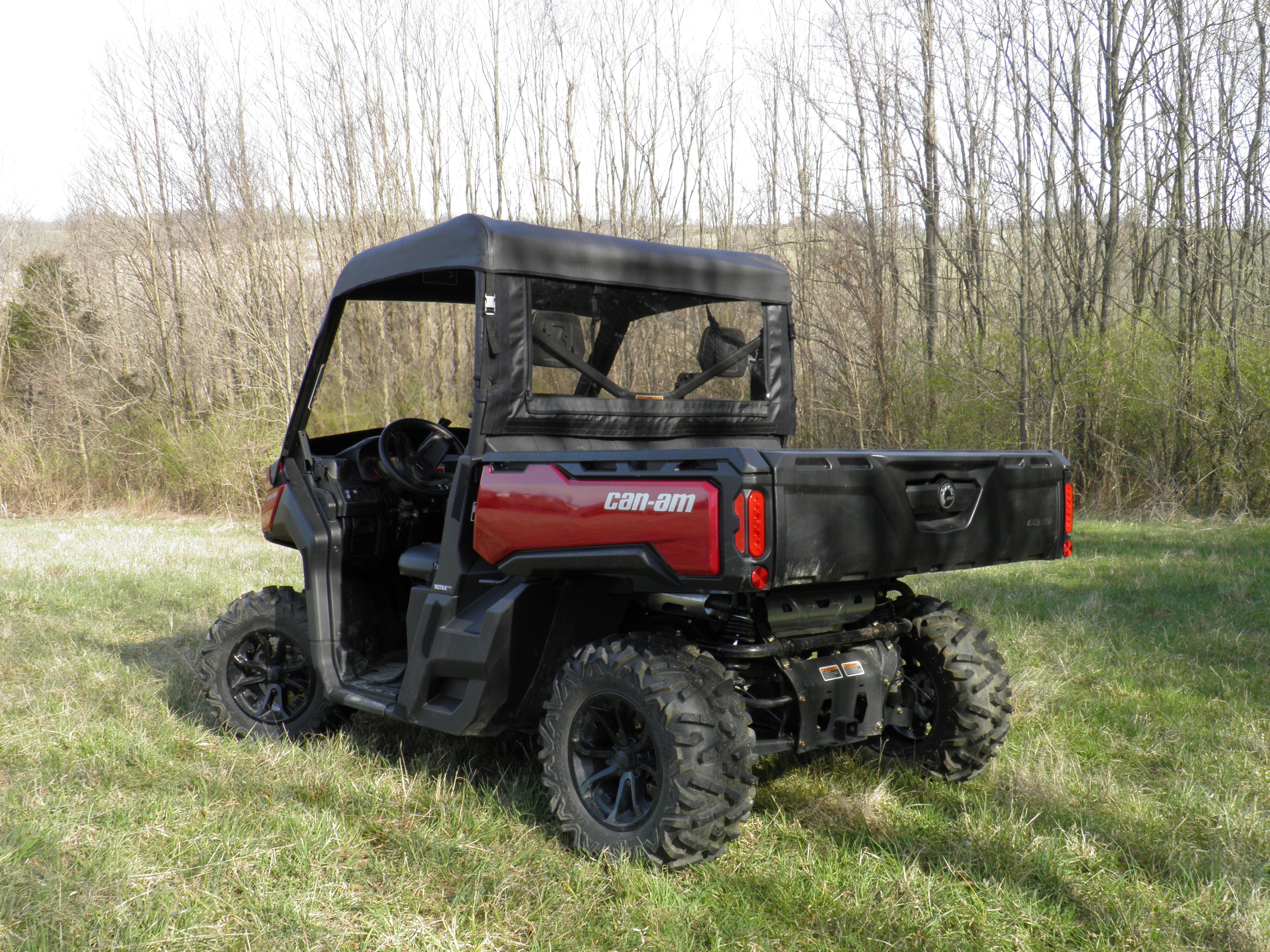 Can-Am Defender - Vinyl Windshield/Top/Rear Combo