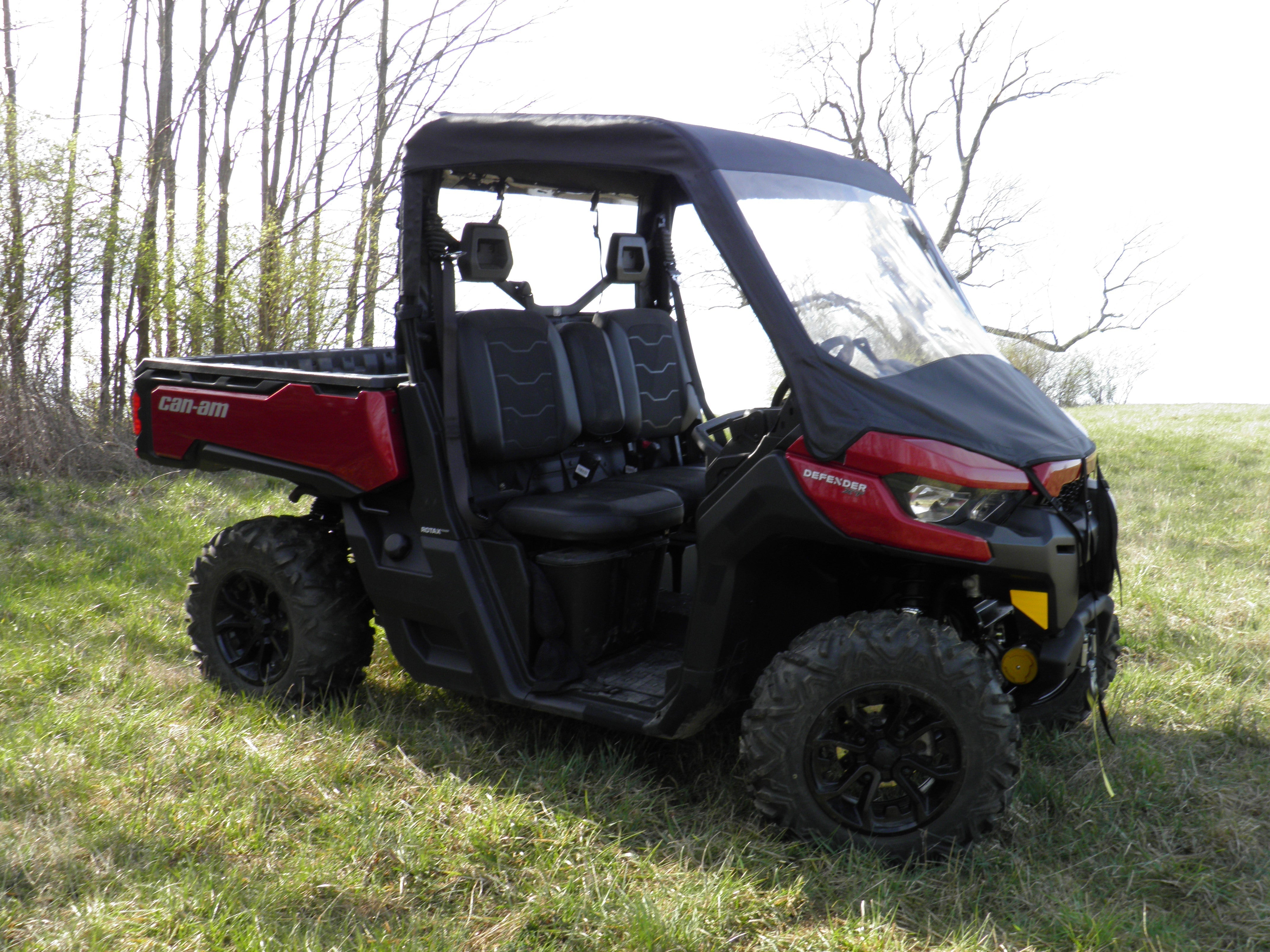 Can-Am Defender - Vinyl Windshield/Top/Rear Combo