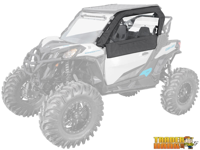 Can-Am Maverick Sport Primal Soft Cab Enclosure Upper Doors | UTV Accessories - Free shipping