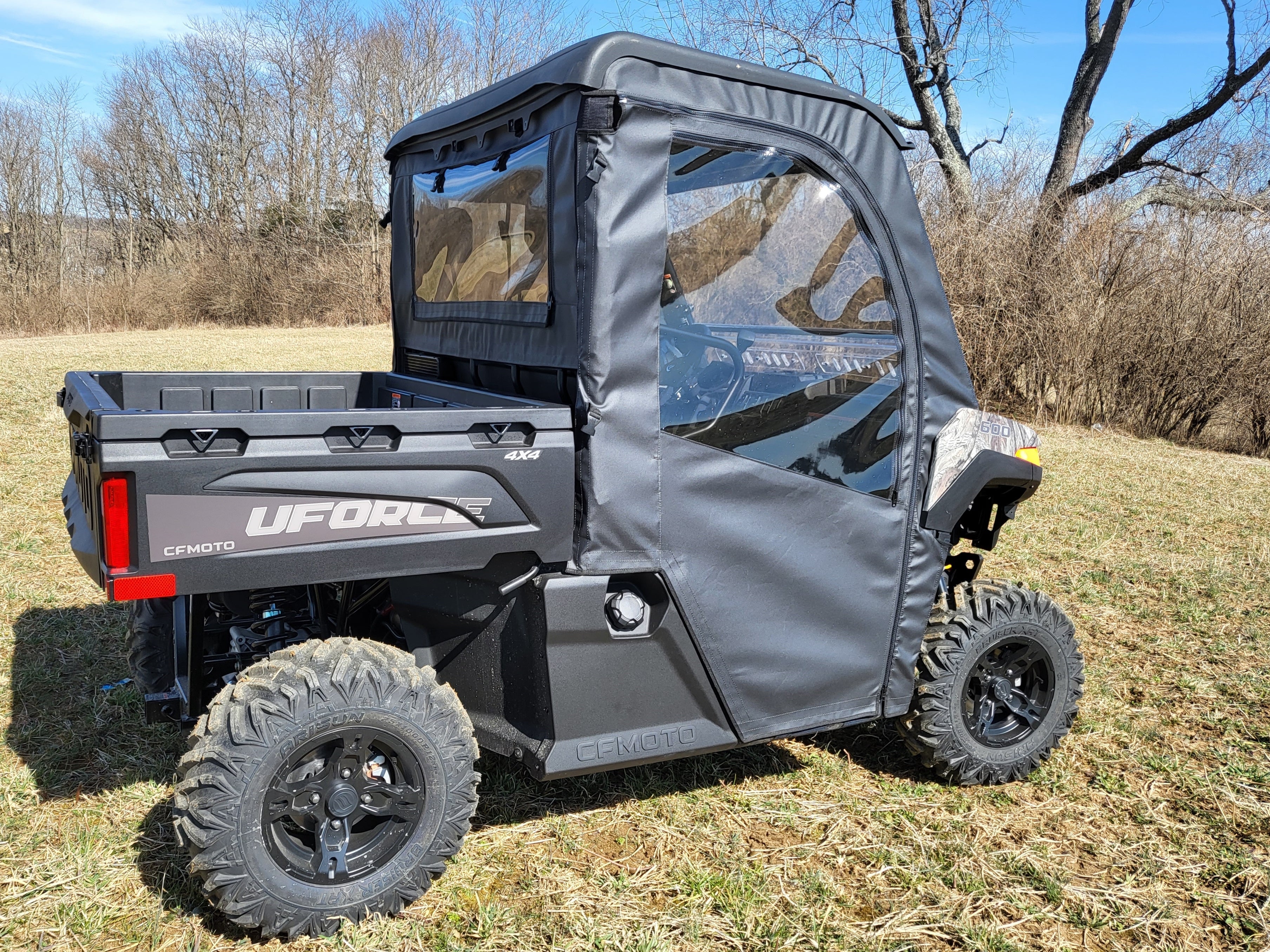 CFMoto UForce 600 - Door/Rear Window Combo w/Color and Zip Window Options