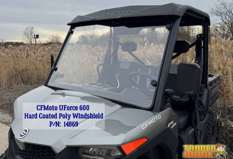 CFMOTO UForce 600 Hard Coated Polycarbonate Windshield | Free shipping