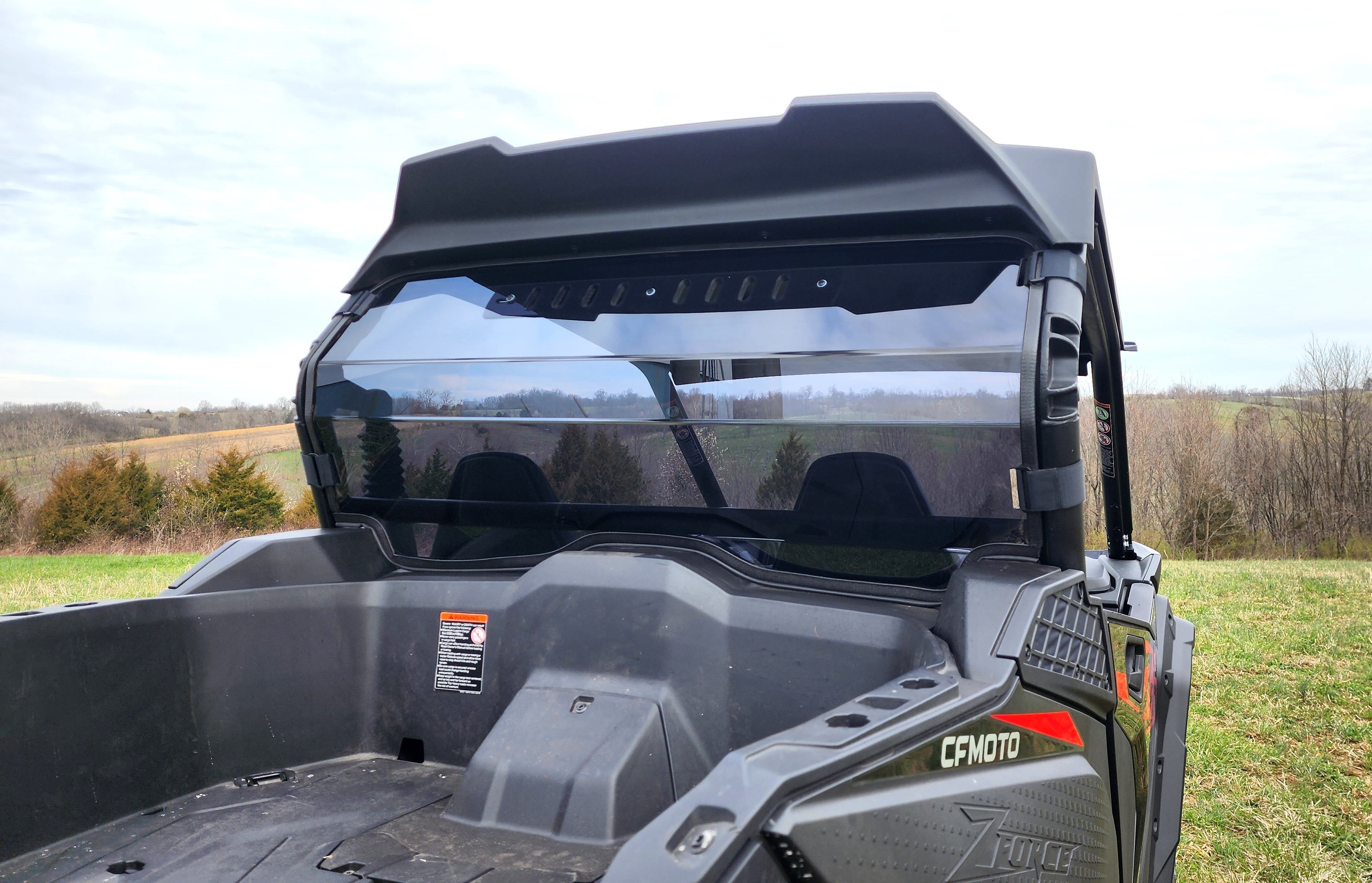 CFMoto ZForce 800 Trail/950 Sport & Trail - 1 Piece Lexan Back Panel