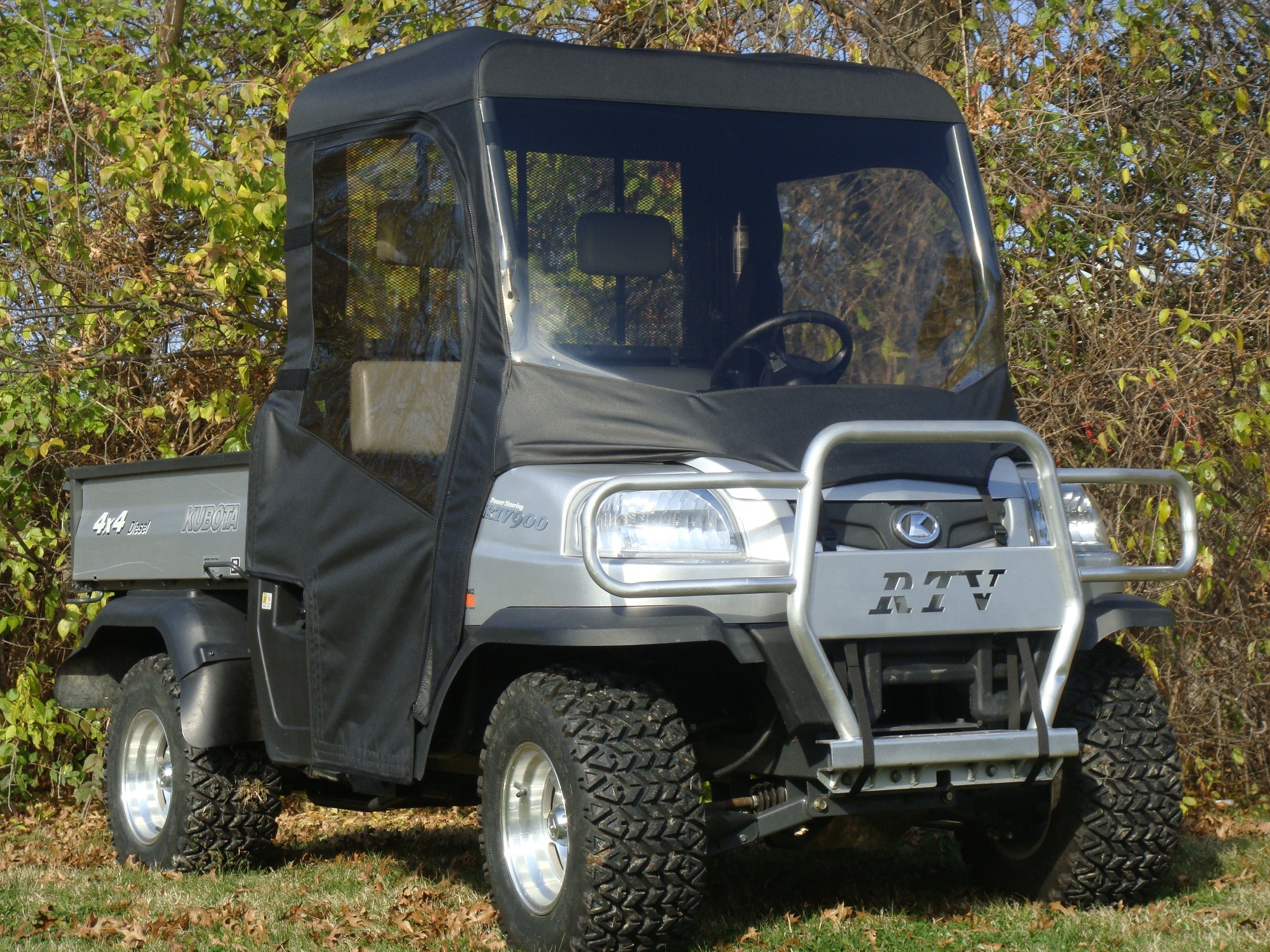 Kubota RTV XG850 (Sidekick) - Full Cab Enclosure with Vinyl Windshield (Half Doors)