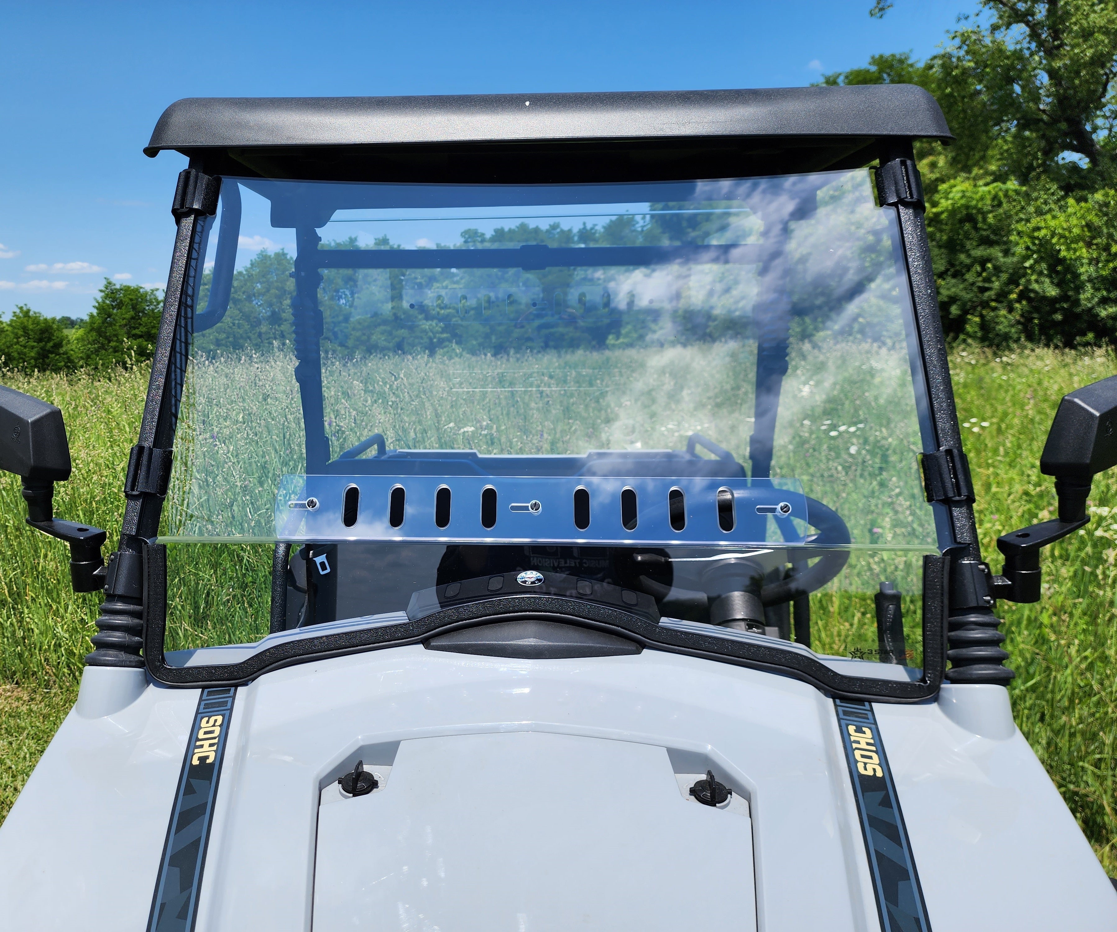 HiSun Sector 250 - 1 Pc Windshield with Vent and Hard Coat Options