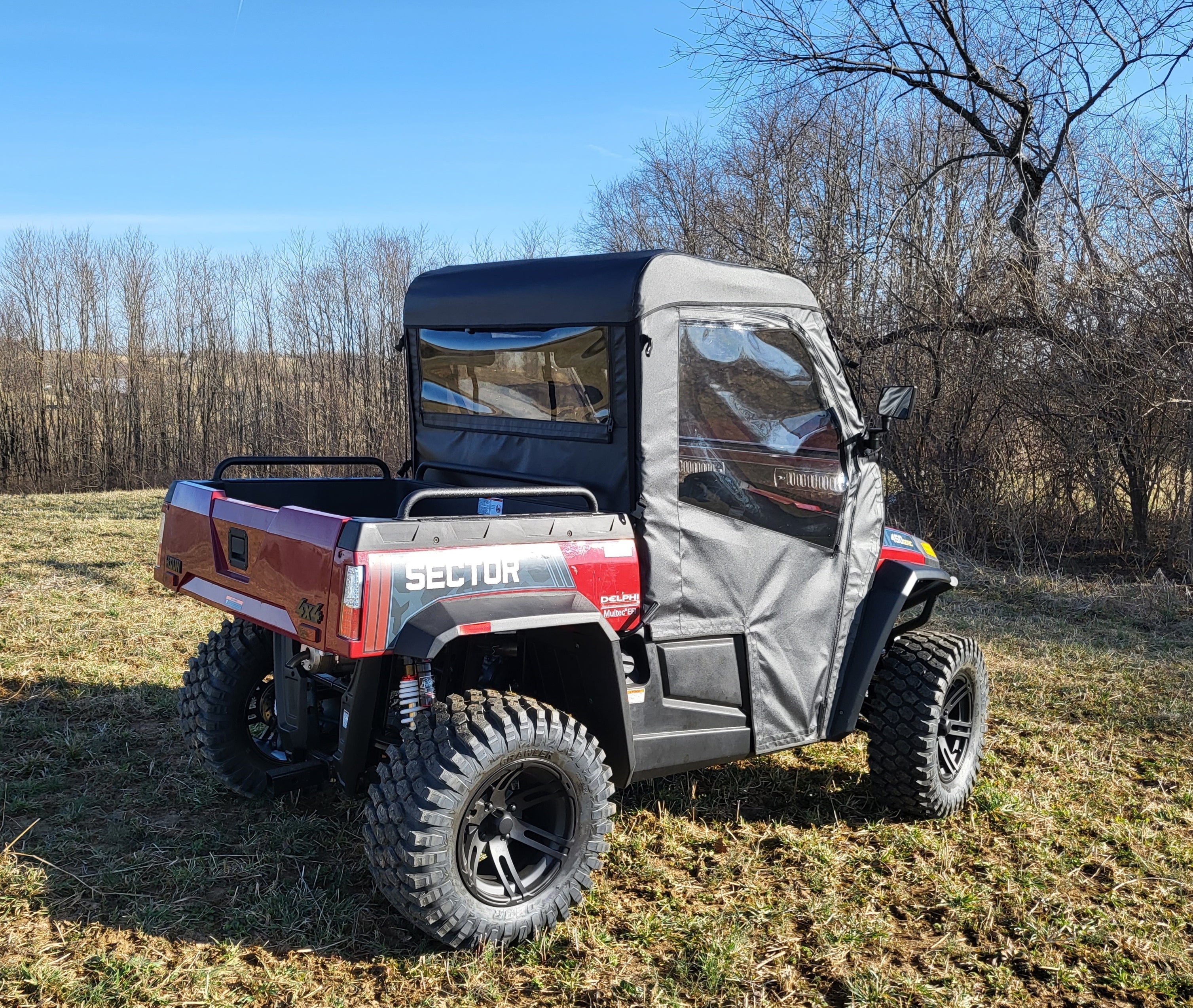 HiSun Sector 450 - Full Cab Enclosure for Hard Windshield