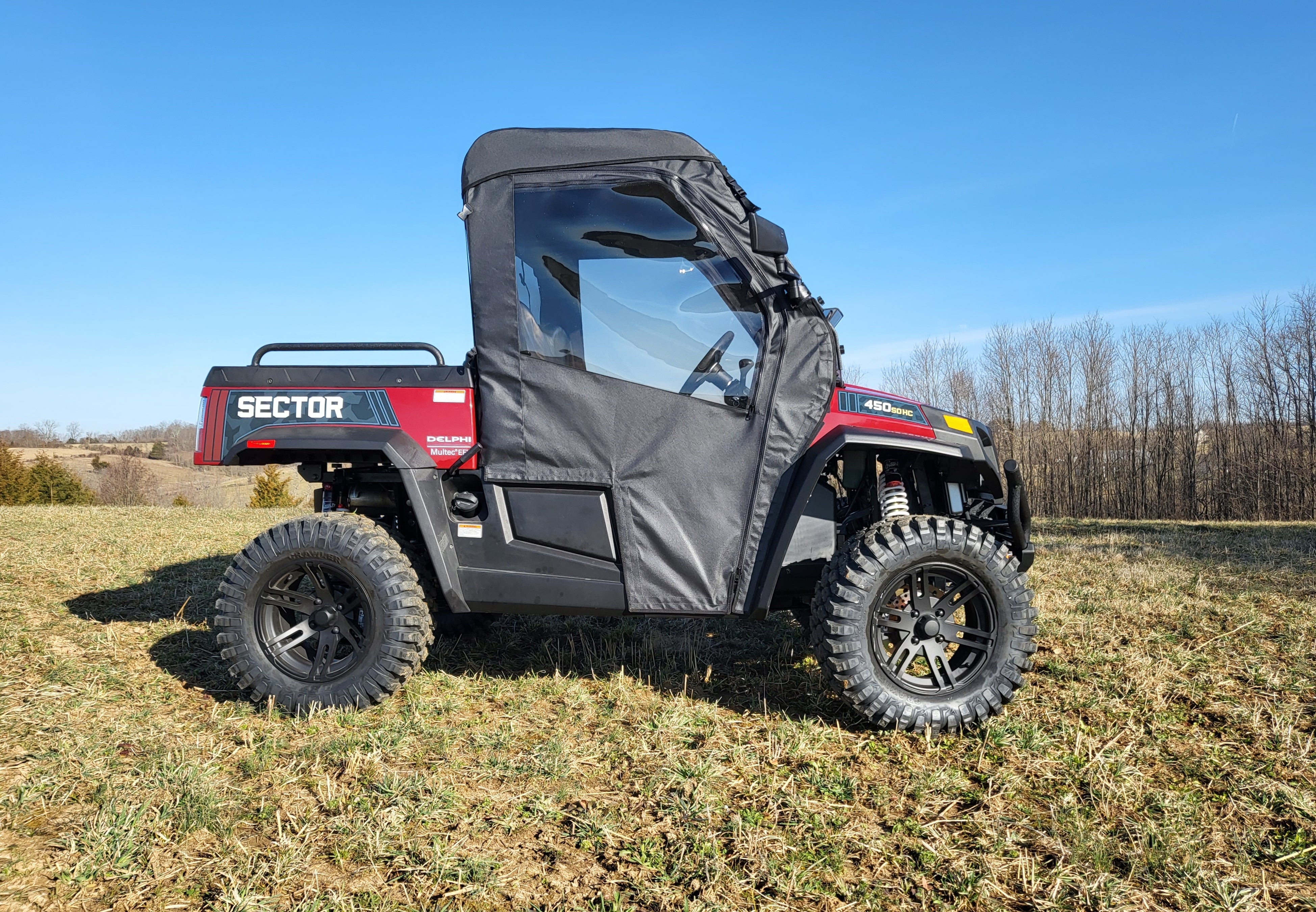 HiSun Sector 450 - Full Cab Enclosure for Hard Windshield