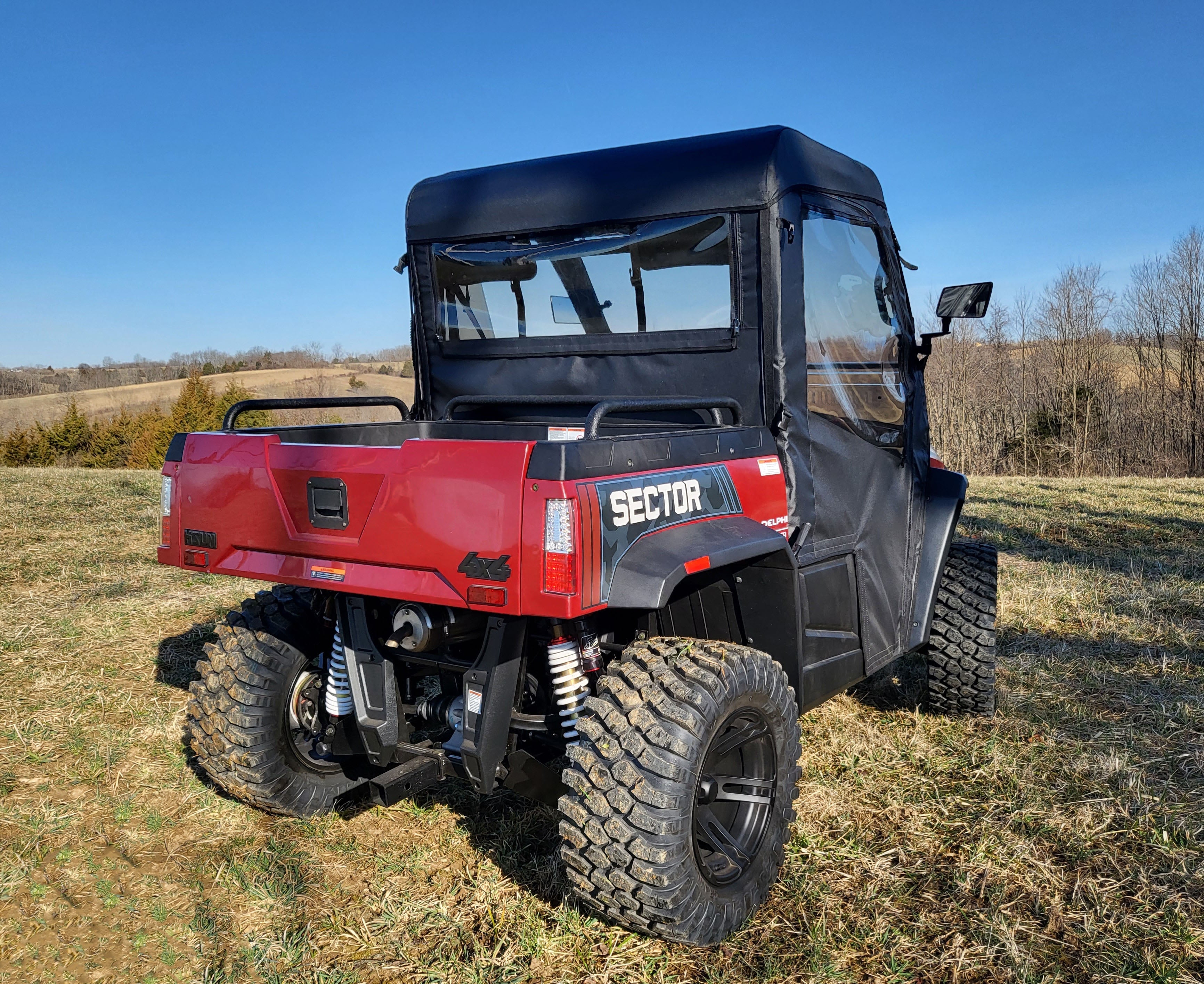 HiSun Sector 450 - Full Cab Enclosure for Hard Windshield