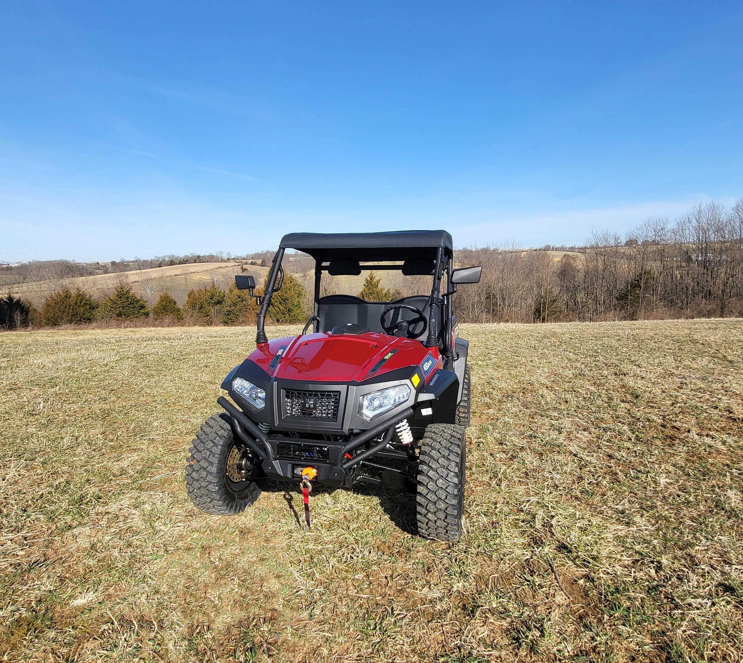 HiSun Sector 450 - Soft Top for Hard Windshield