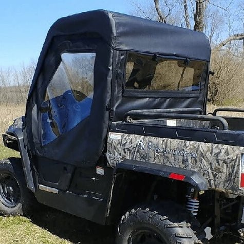 HiSun Sector 550/750 - Full Cab Enclosure with Vinyl Windshield (Half Doors)