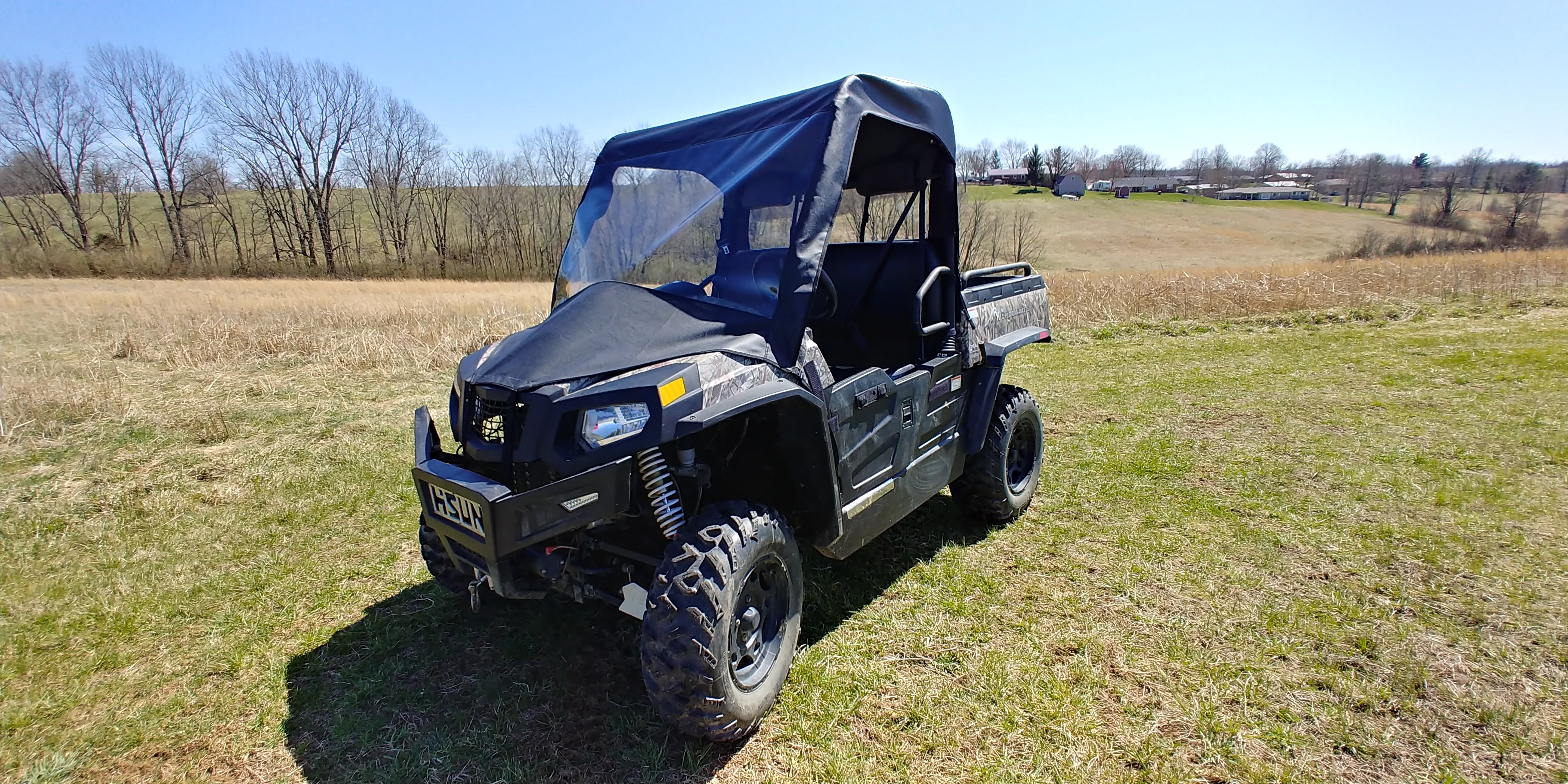 HiSun Sector 550/750 - Vinyl Windshield/Top Combo