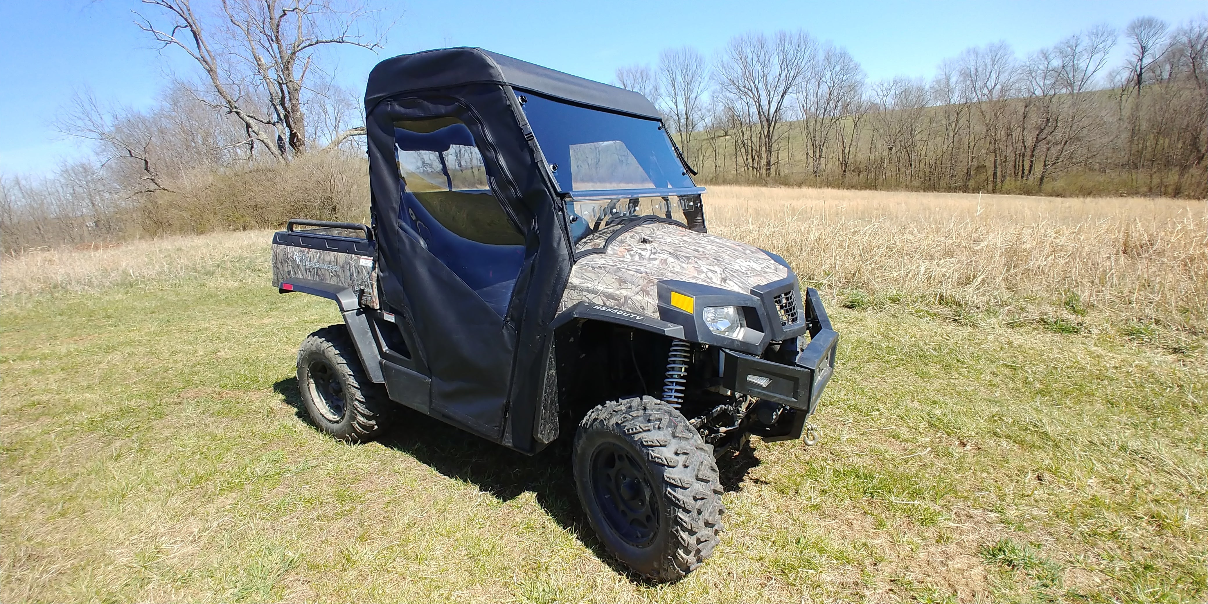 HiSun Sector 550/750 - Full Cab Enclosure for Hard Windshield (Full Doors)