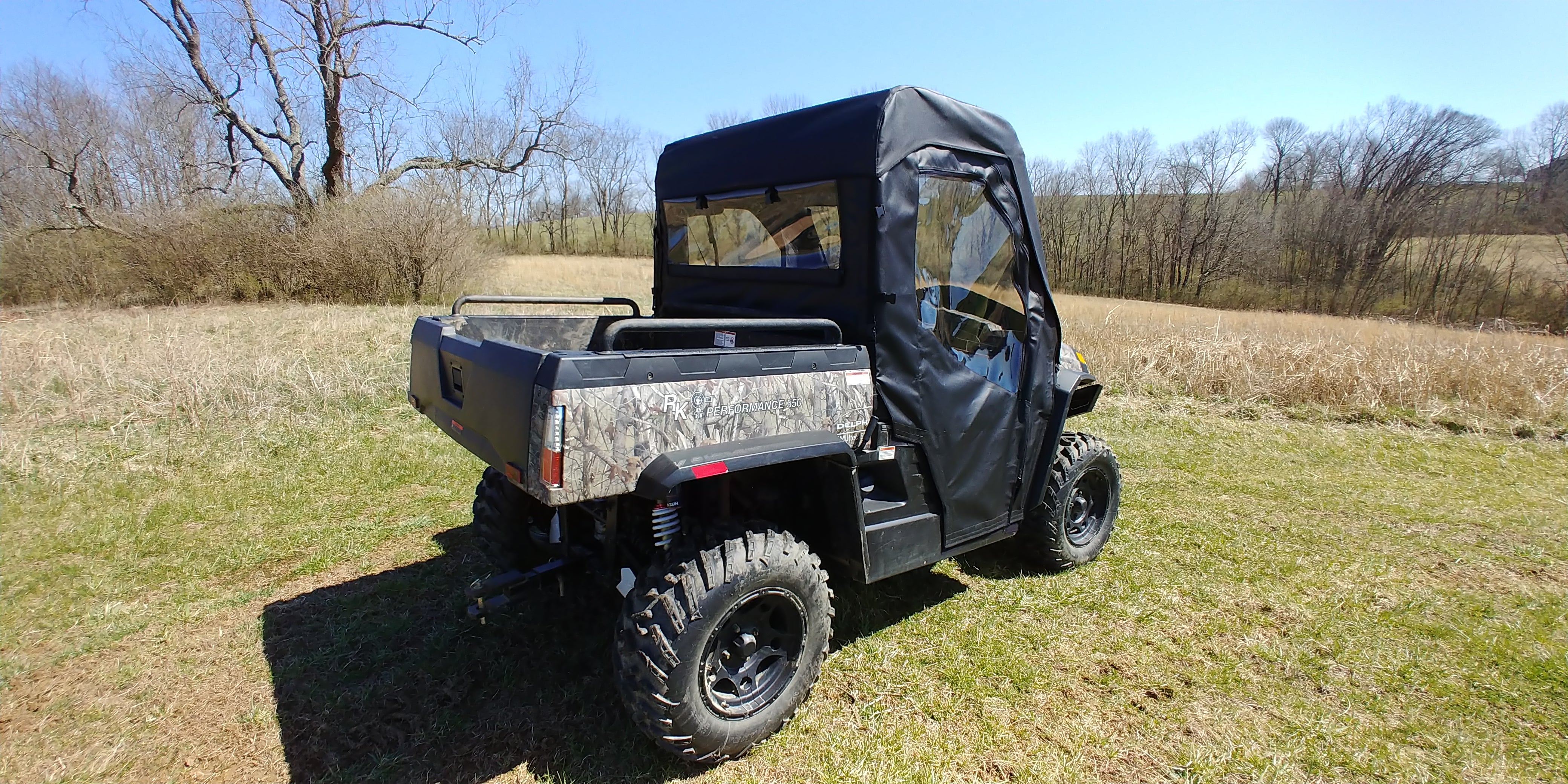 HiSun Sector 550/750 - Full Cab Enclosure with Vinyl Windshield (Full Doors)