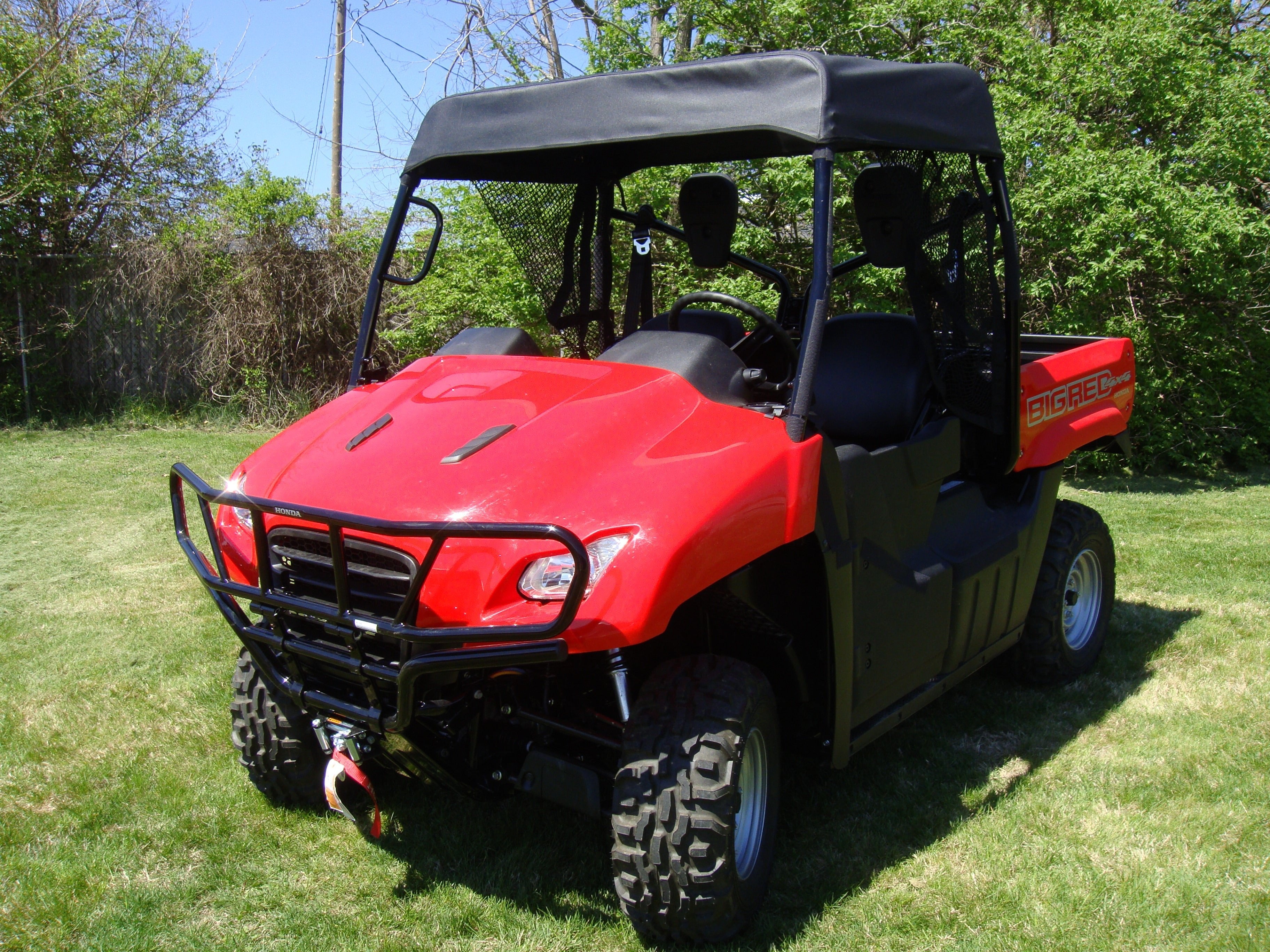 Honda Big Red - Vinyl Windshield/Top/Rear Combo