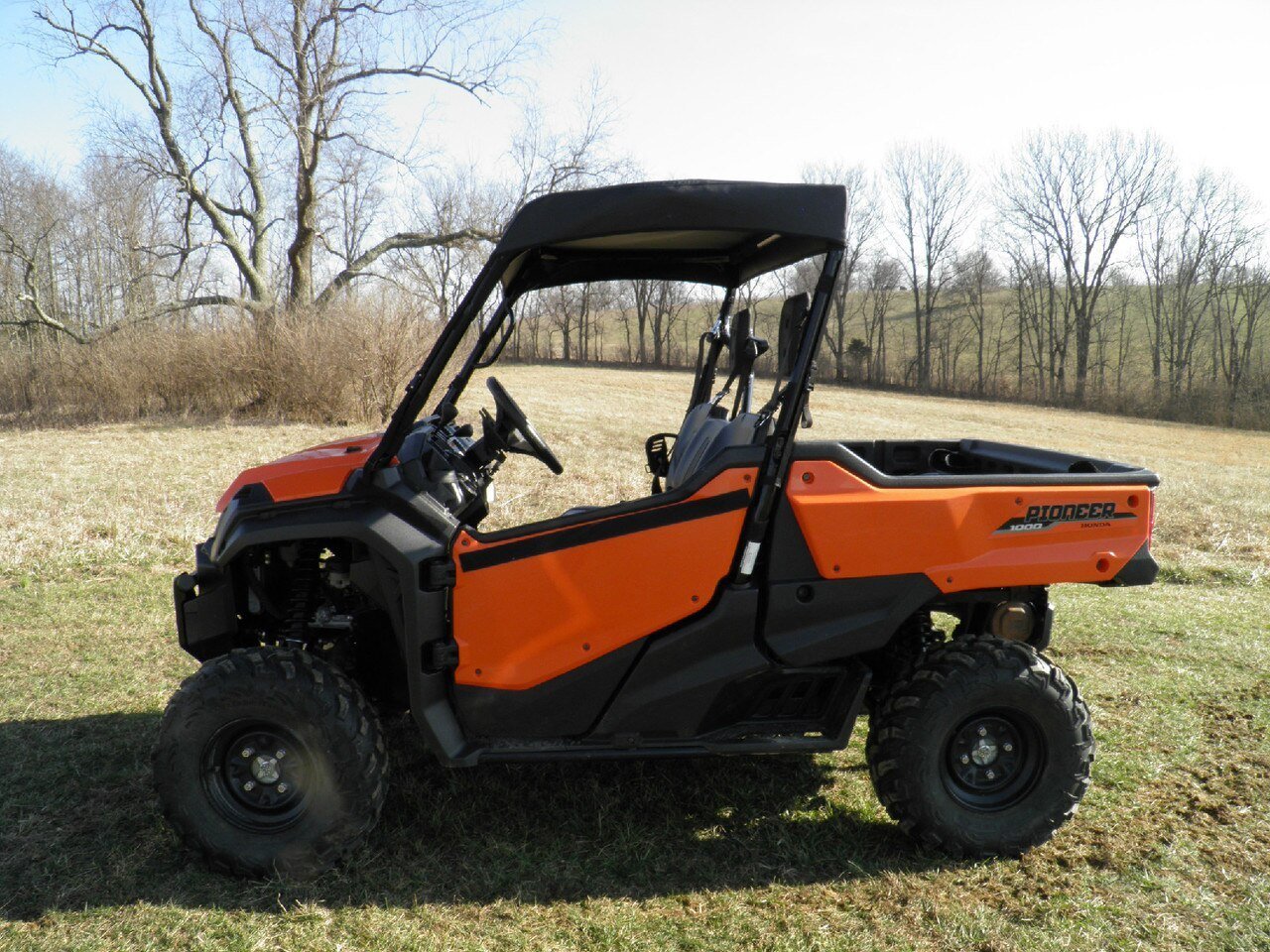 Honda Pioneer 1000 - Soft Top for Hard Windshield