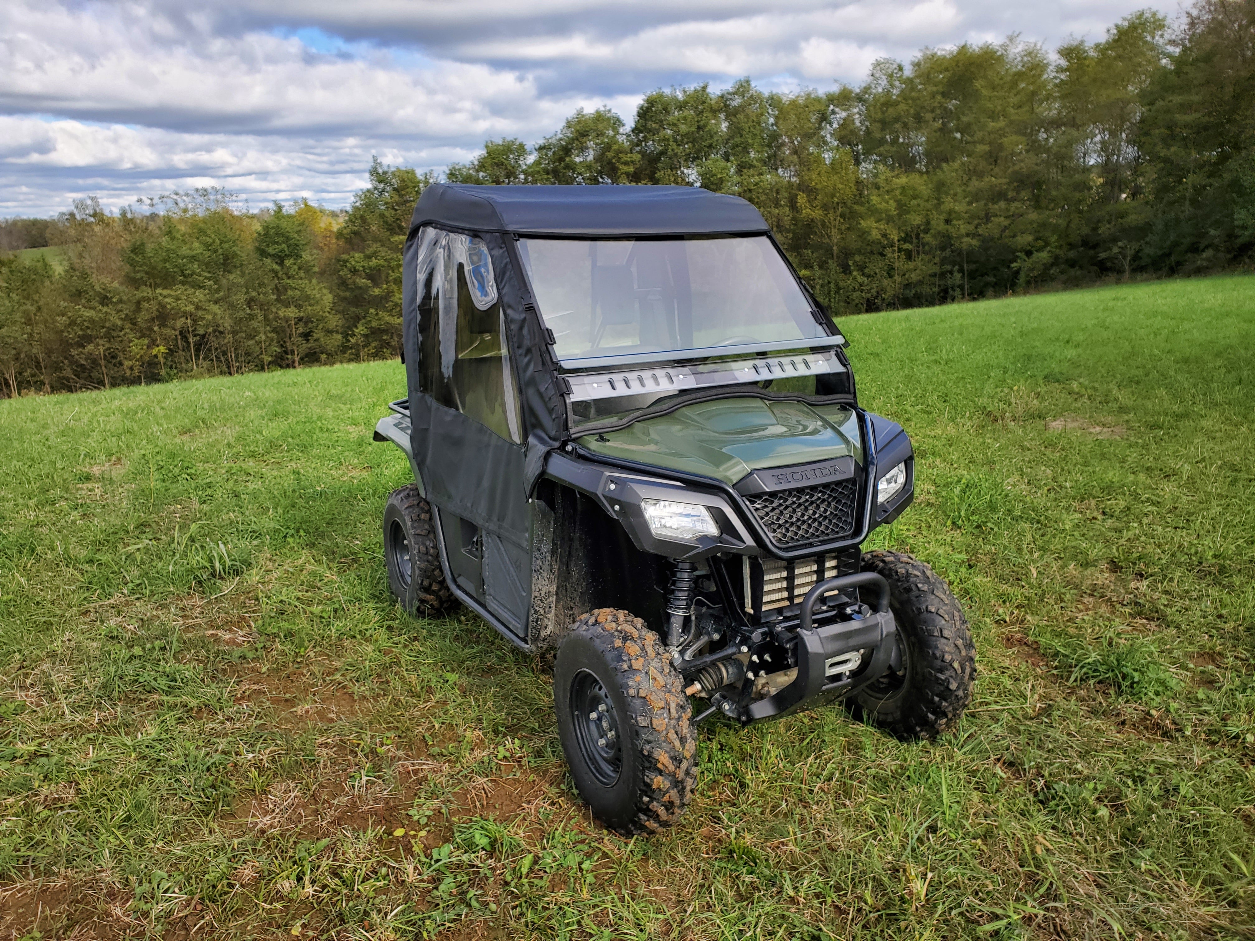 Honda Pioneer 500 - Full Cab Enclosure For Hard Windshield