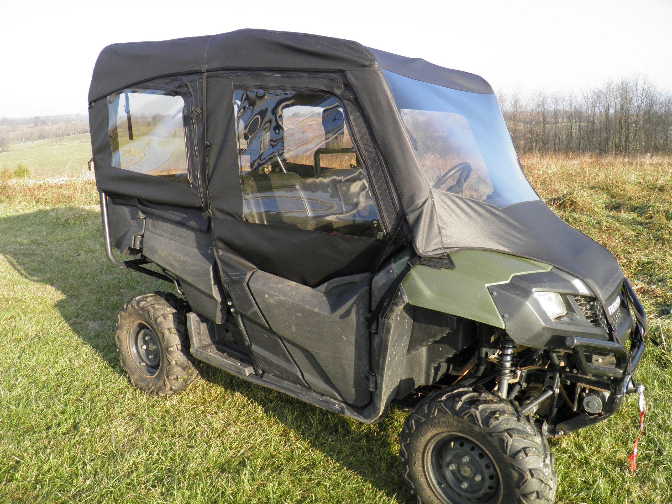 Honda Pioneer 700 4-Seater - Full Cab Enclosure with Vinyl Windshield