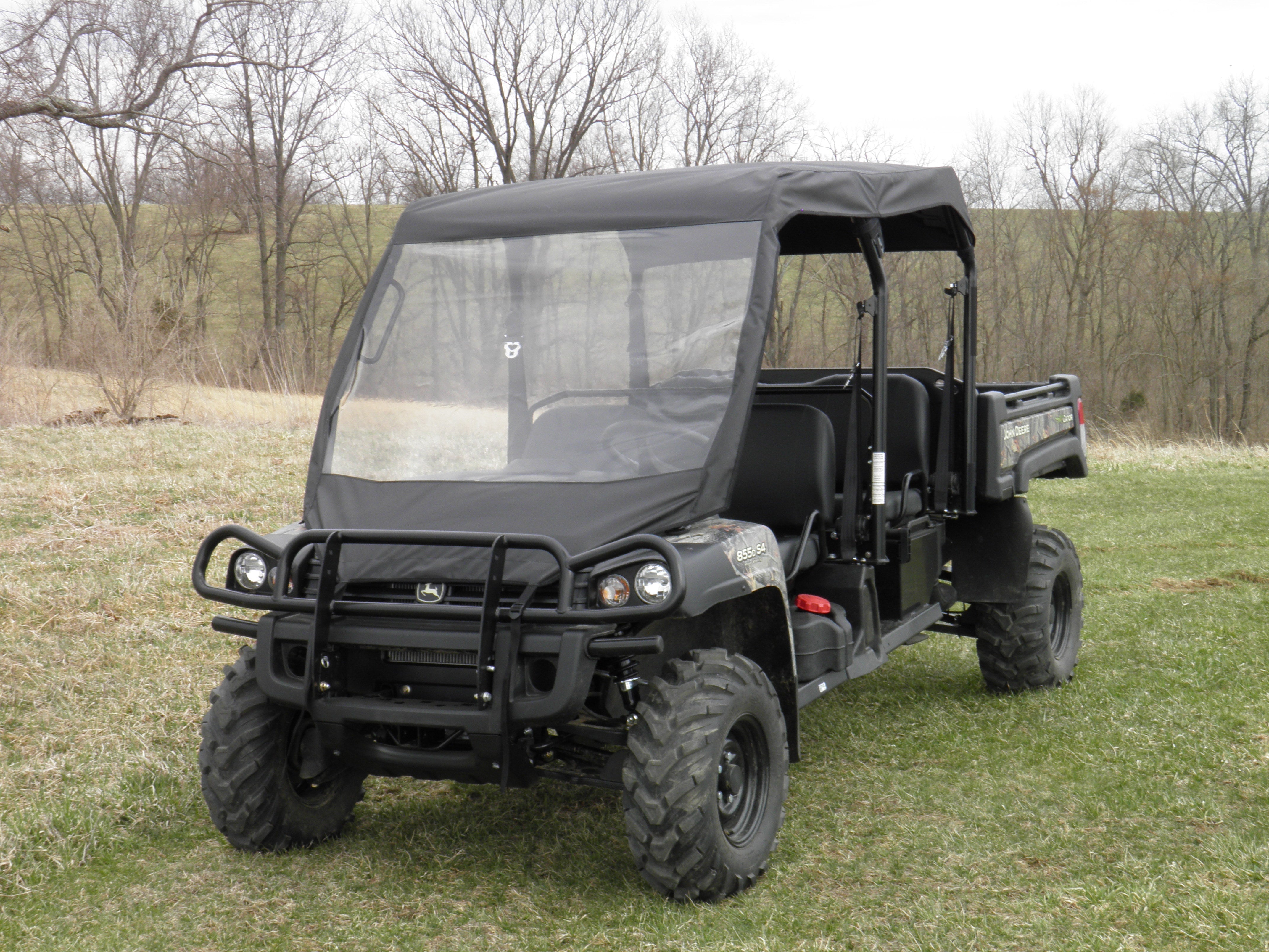 John Deere 550/560/590 4-Seater - Vinyl Windshield/Top Combo