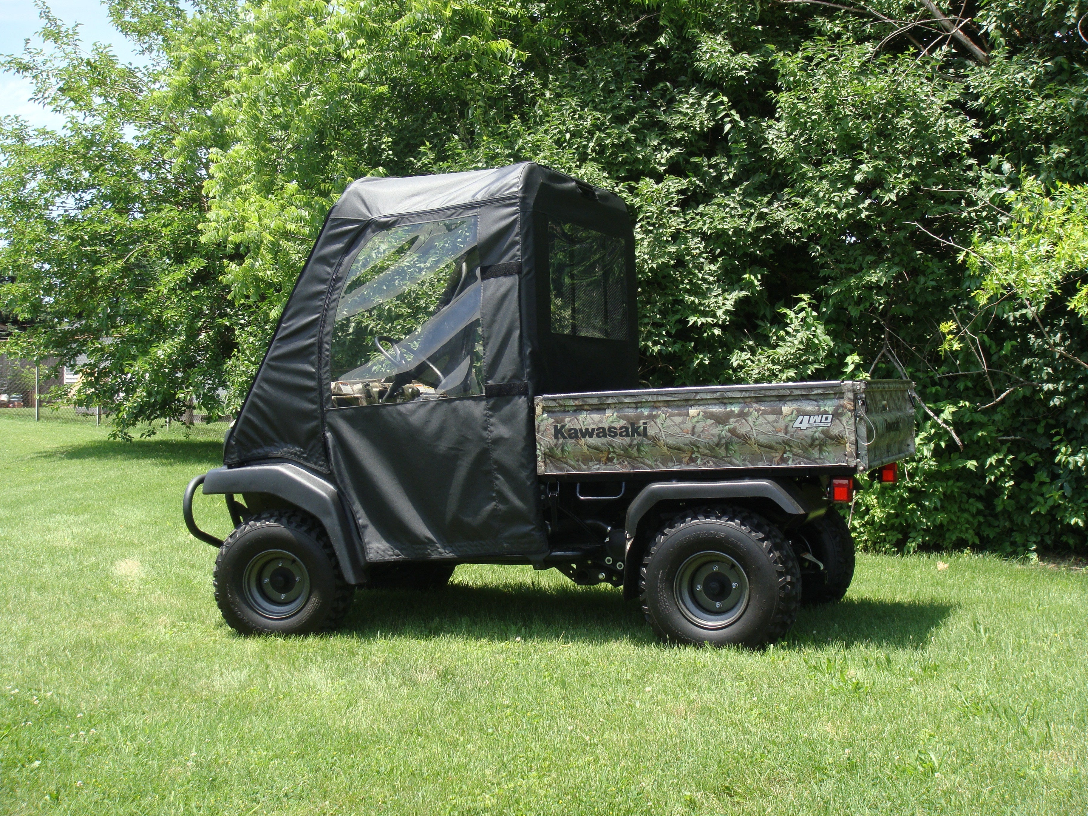 Kawasaki Mule 3000/3010 - Full Cab Enclosure for Hard Windshield