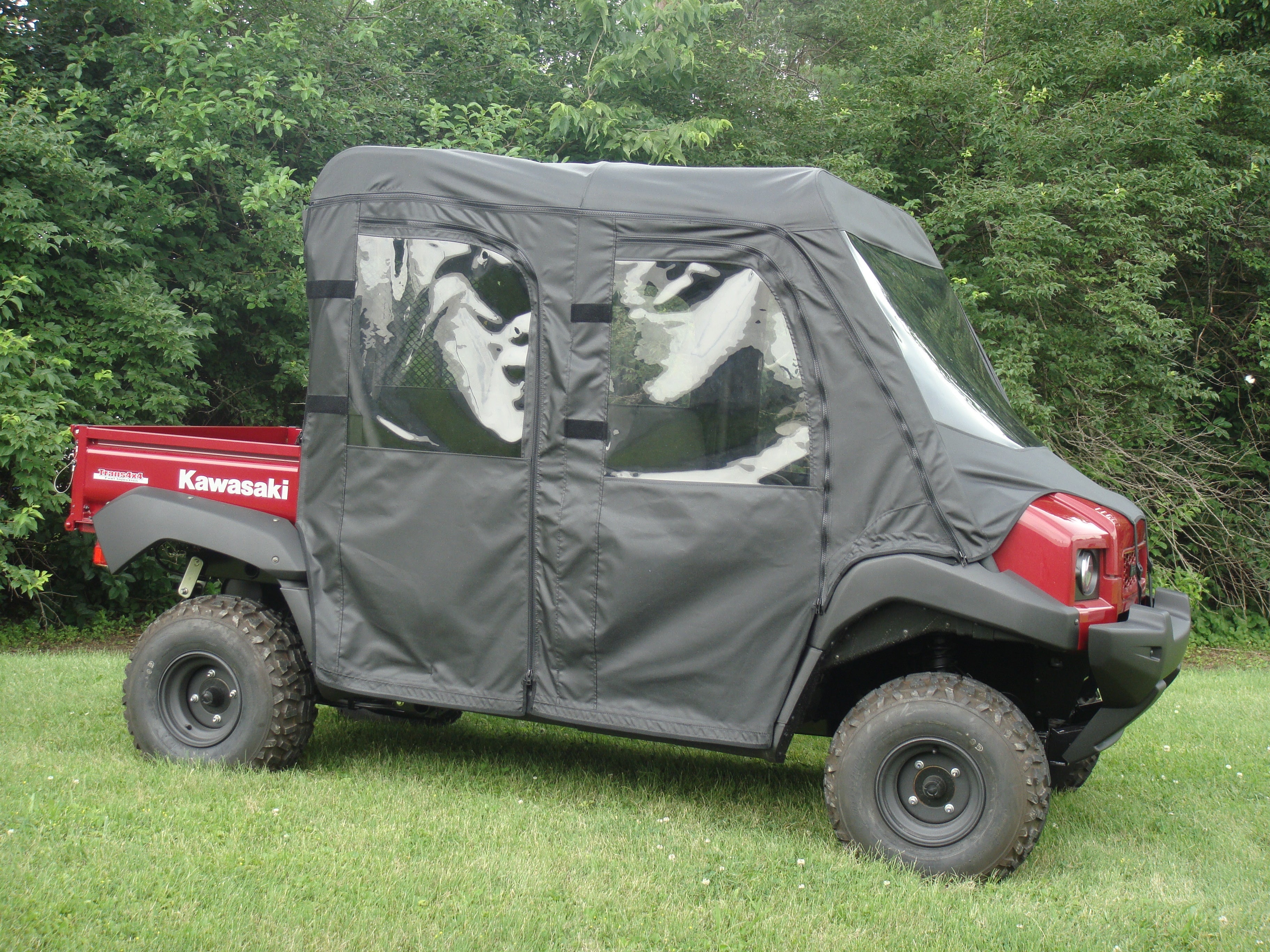 Kawasaki Mule 4000/4010 Trans - Full Cab Enclosure with Vinyl Windshield