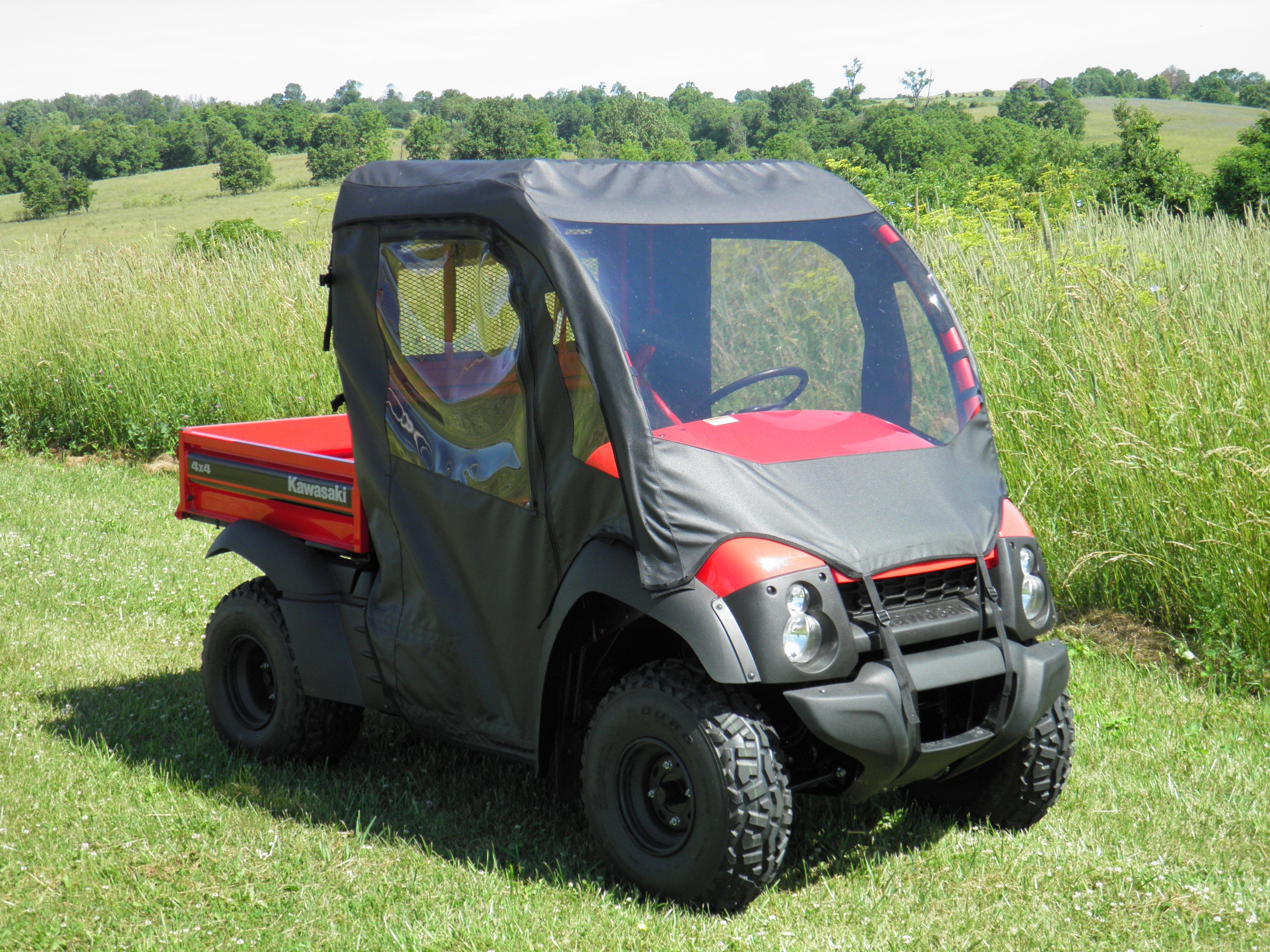 Kawasaki Mule 600/610 - Full Cab Enclosure with Vinyl Windshield