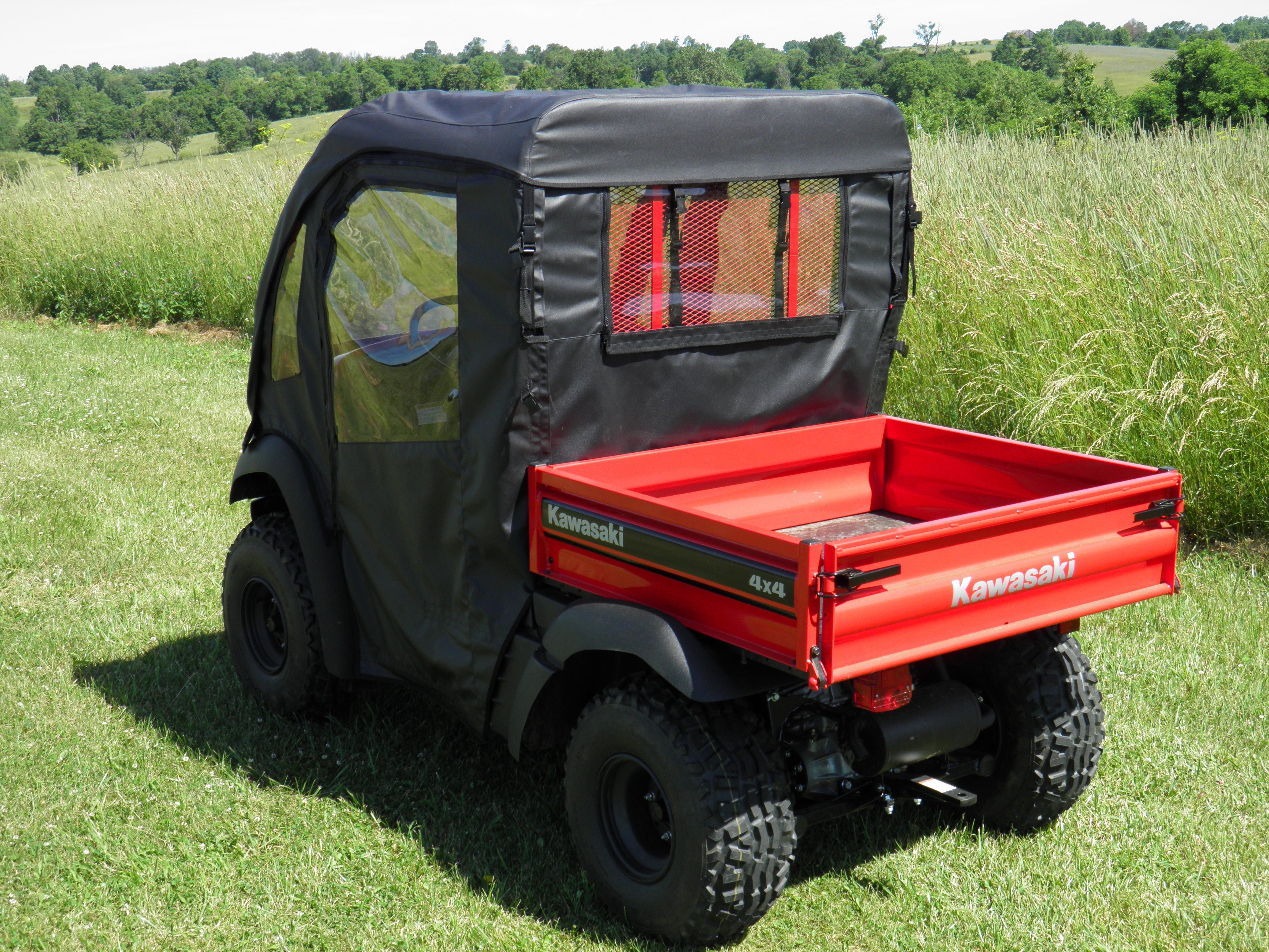 Kawasaki Mule SX - Full Cab Enclosure with Vinyl Windshield