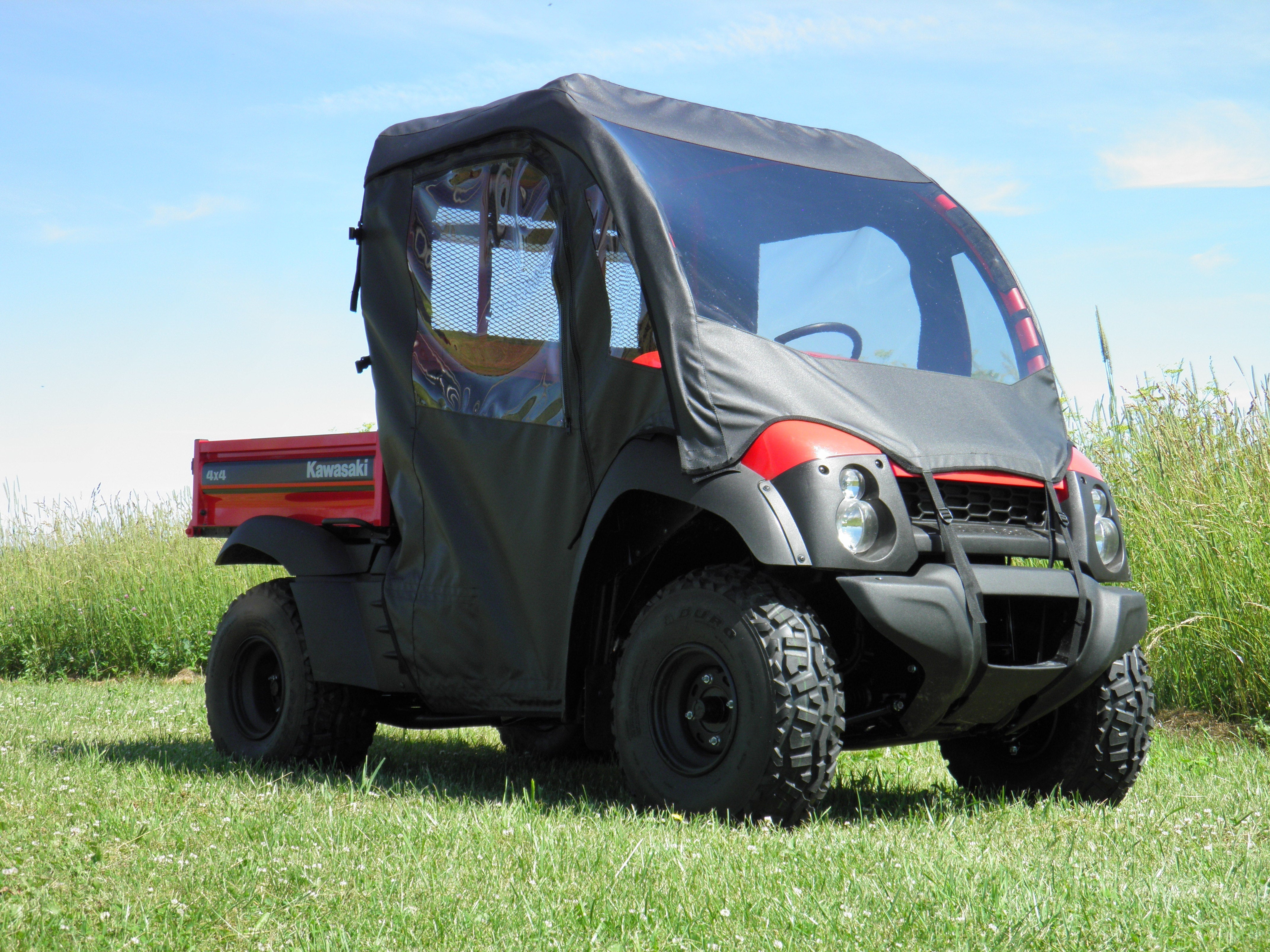 Kawasaki Mule SX - Full Cab Enclosure with Vinyl Windshield