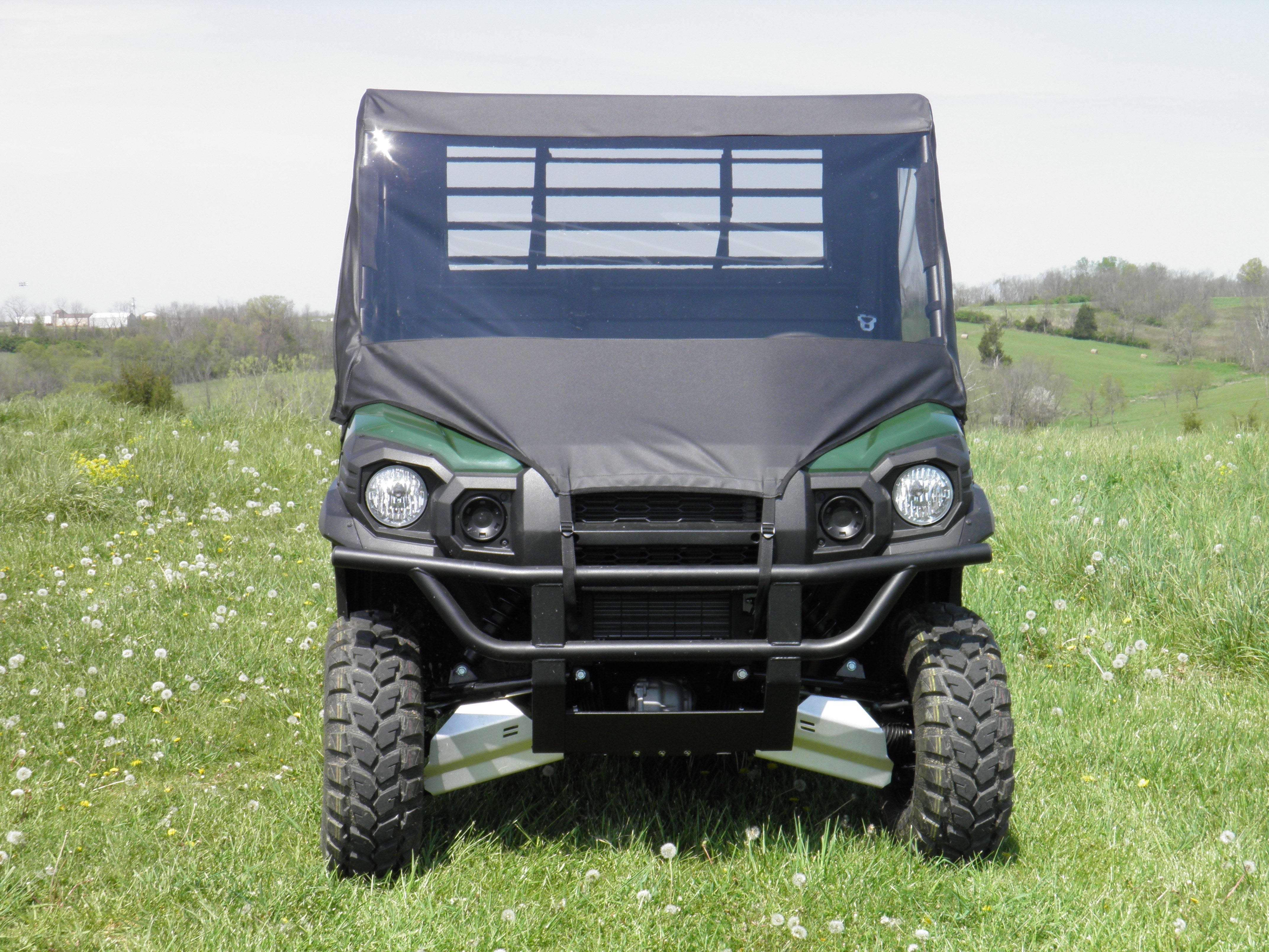 Kawasaki Pro FX - Full Cab Enclosure with Vinyl Windshield (Half Doors)